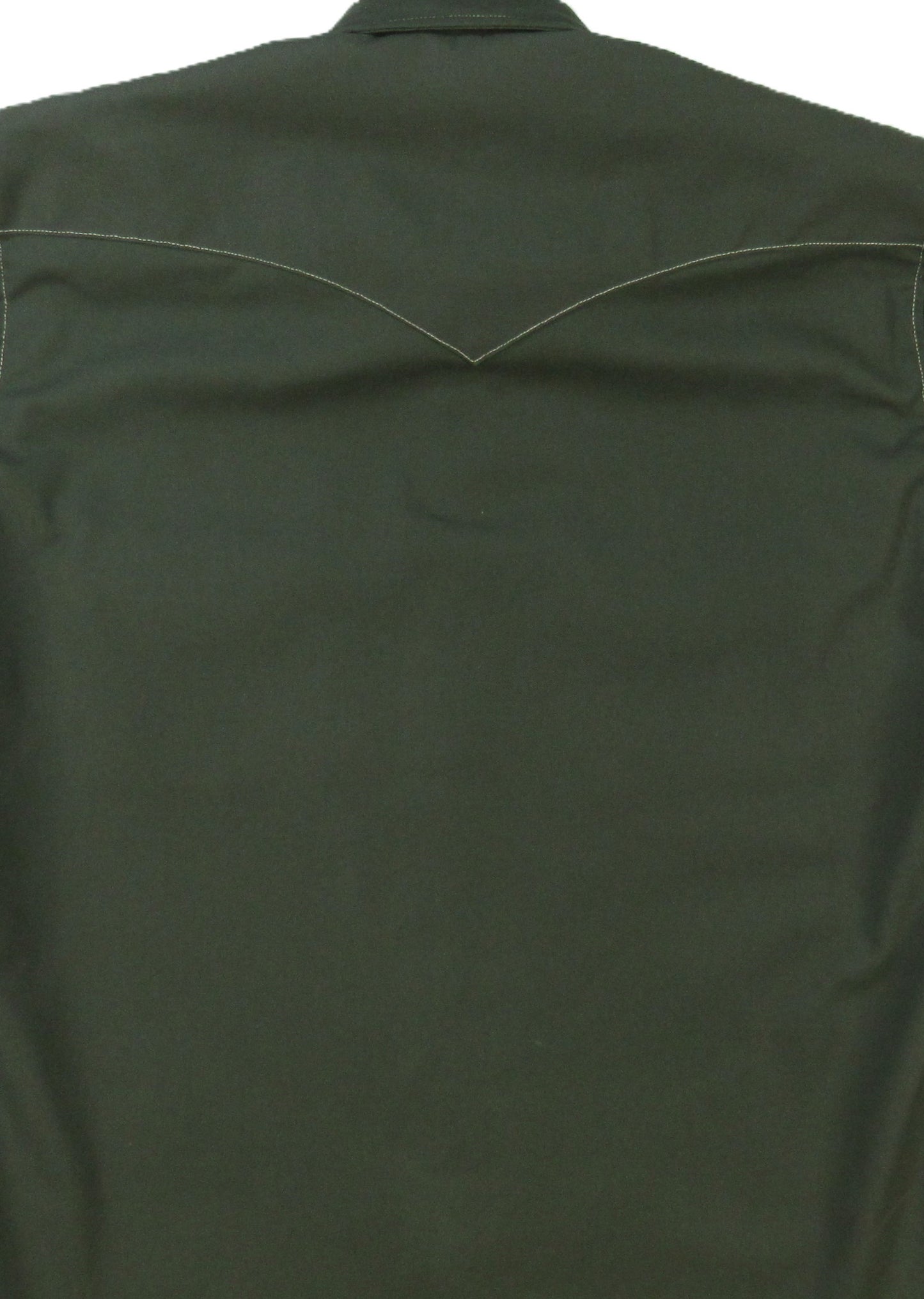 Flying R Ranchwear - Rigid Canvas Chore Shirt - Hunter Green - Long Sleeve - Snaps