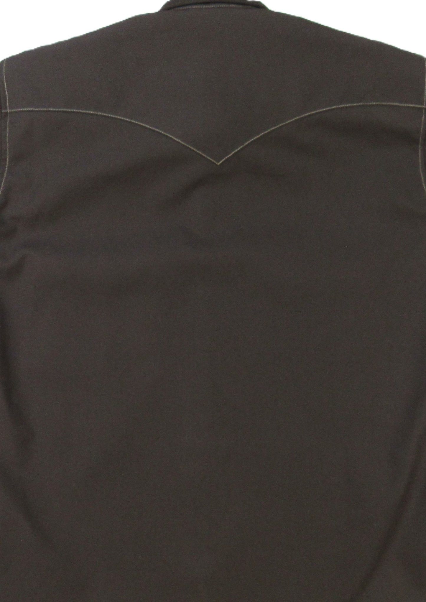 Flying R Ranchwear - Rigid Canvas Chore Shirt - Mocha Brown - Long Sleeve - Snaps