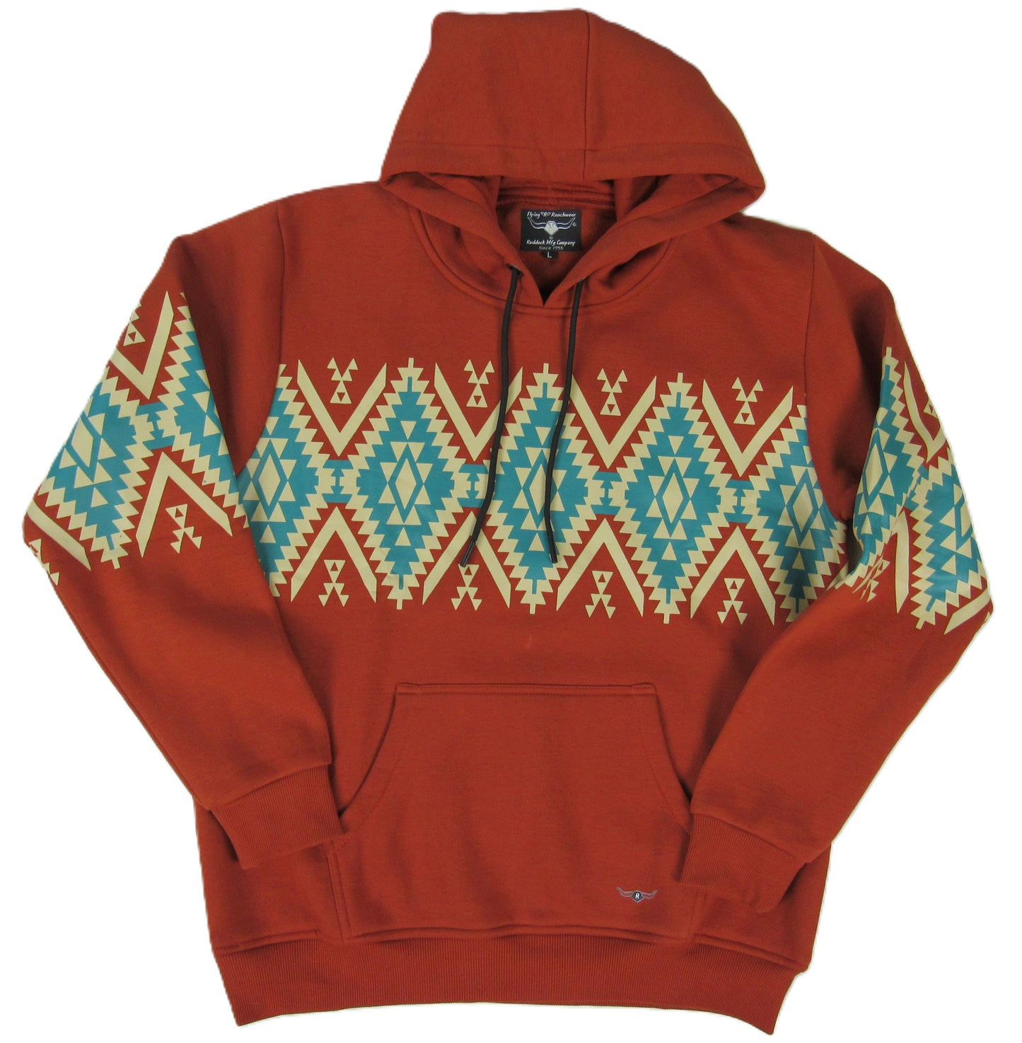 Flying R Ranchwear - Southwest Fleece Tucson Hoodie - Terra Cotta