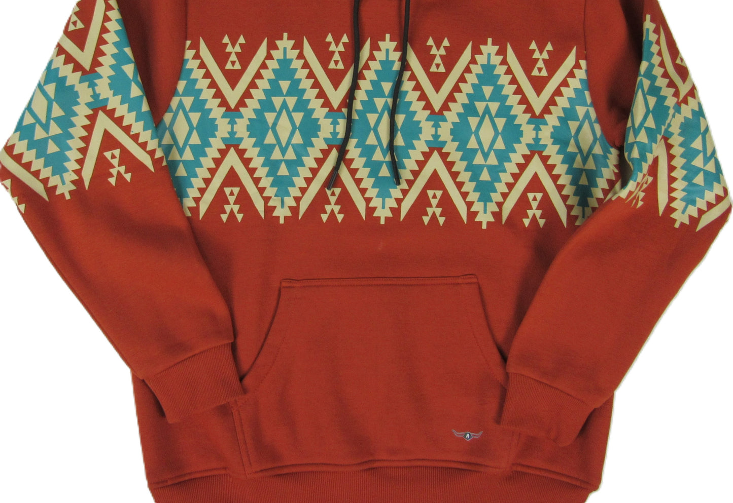 Flying R Ranchwear - Southwest Fleece Tucson Hoodie - Terra Cotta