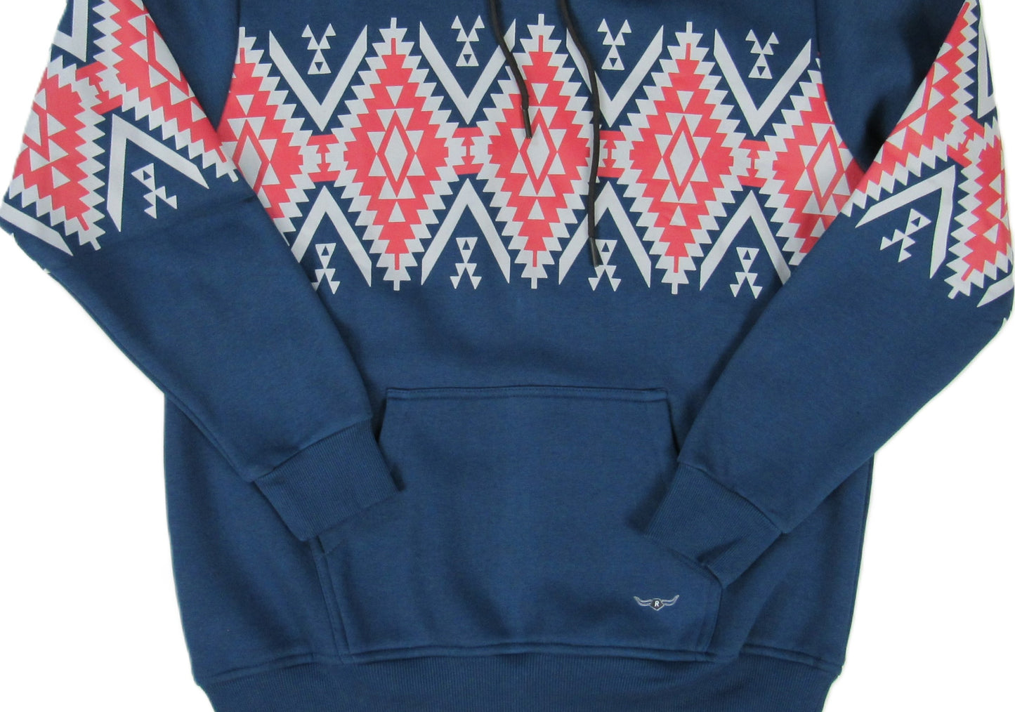 Flying R Ranchwear - Southwest Fleece Tucson Hoodie - Teal Blue