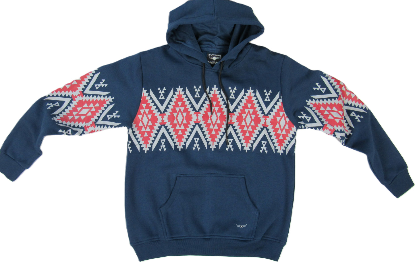 Flying R Ranchwear - Southwest Fleece Tucson Hoodie - Teal Blue