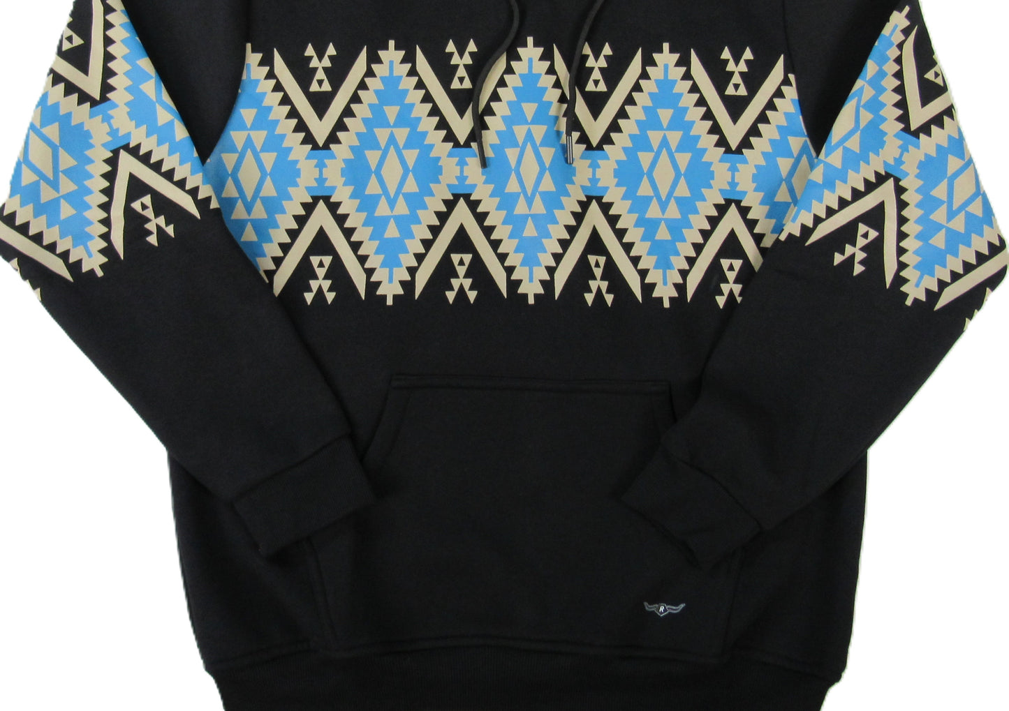 Flying R Ranchwear - Southwest Fleece Tucson Hoodie - Deep Black