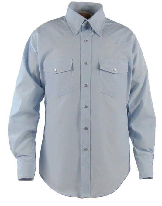 Flying R Ranchwear - Western Classic - Lt. Blue Solid - Long Sleeve - Classic Fit
