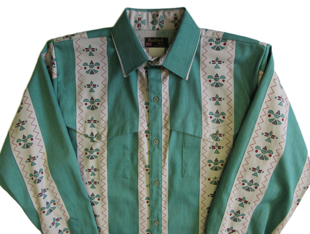 Ruddock Bros. - Retro 90's Cape Yoke Print Shirts - Pick your style - Long Sleeve