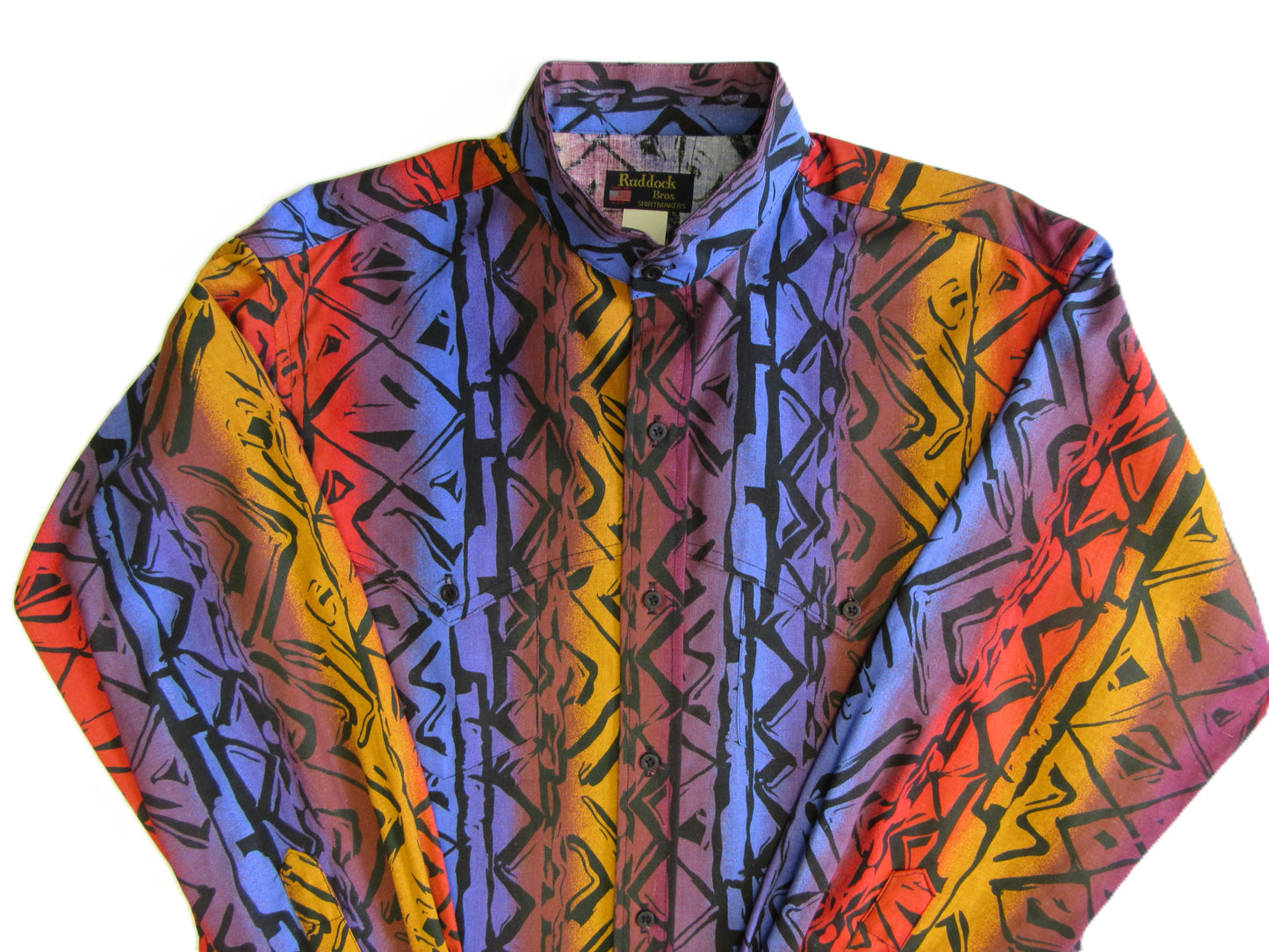 Ruddock Bros. - Retro 90's Cape Yoke Print Shirts - Pick your style - Long Sleeve