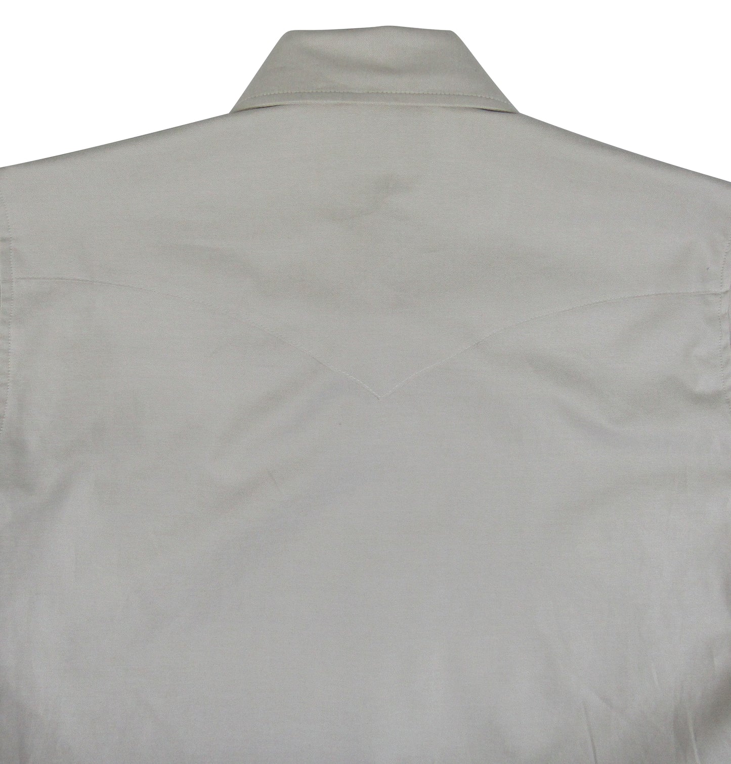 Flying R Ranchwear - Ivory Solid Oxford - Long Sleeve - Snaps