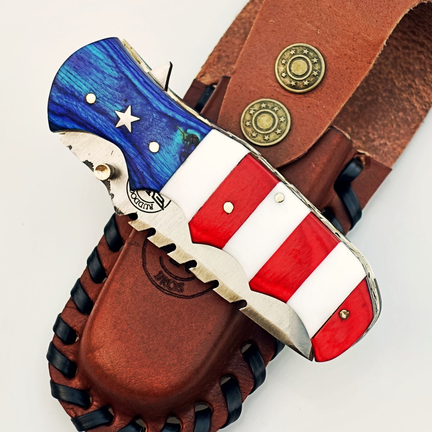 Ruddock Bros - The Patriot Utility Folding Knife - Stainless Steel