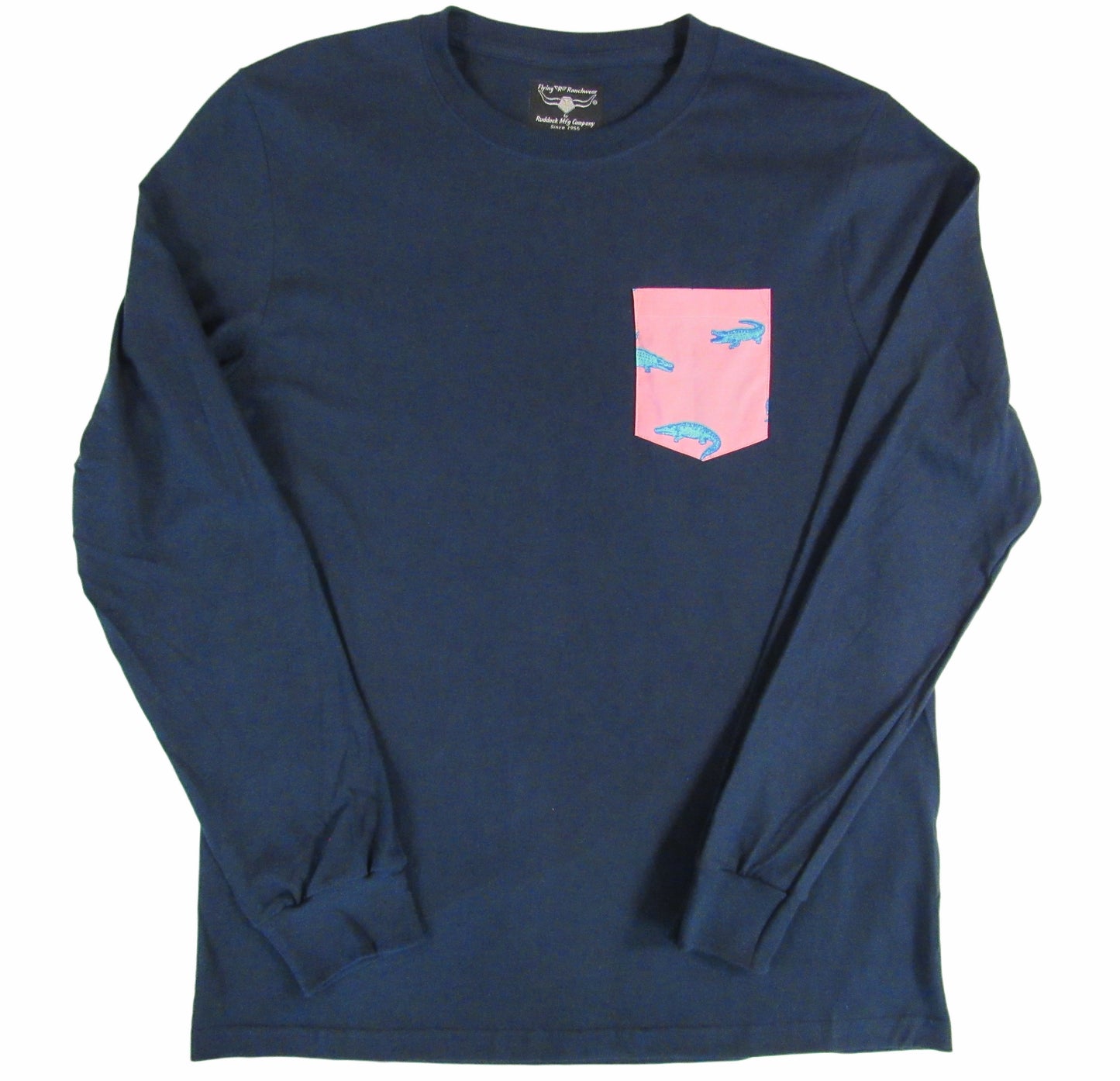 Flying R Ranchwear - Novelty Print - Long Sleeve - Pocket T-shirt - Made in USA