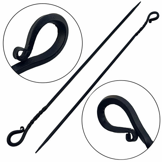 blackened carbon kebab skewer by Ruddock Bros