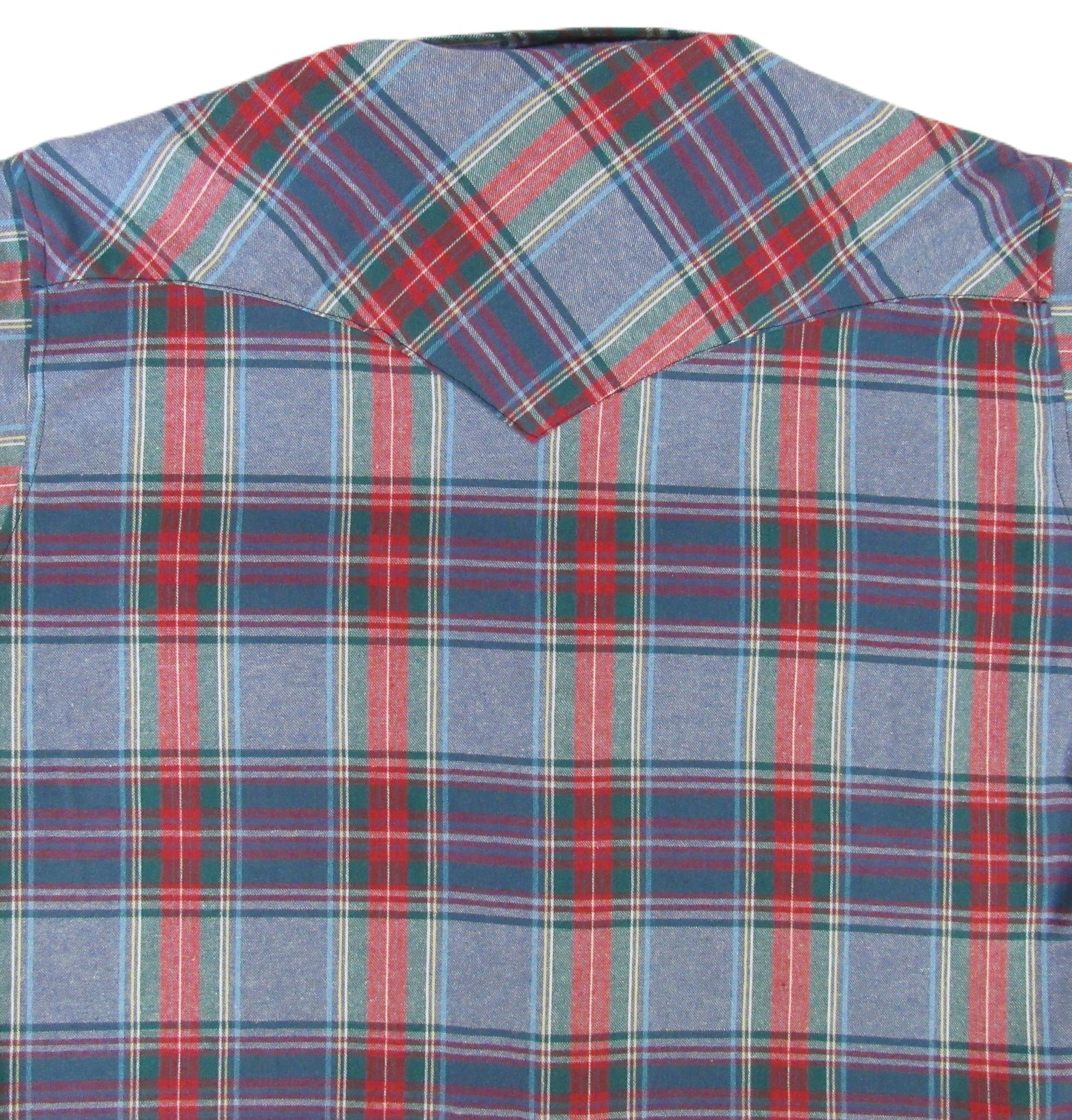 Flying R Ranchwear - Desert Canyon Plaid Flannel - Chambray - Long Sleeve