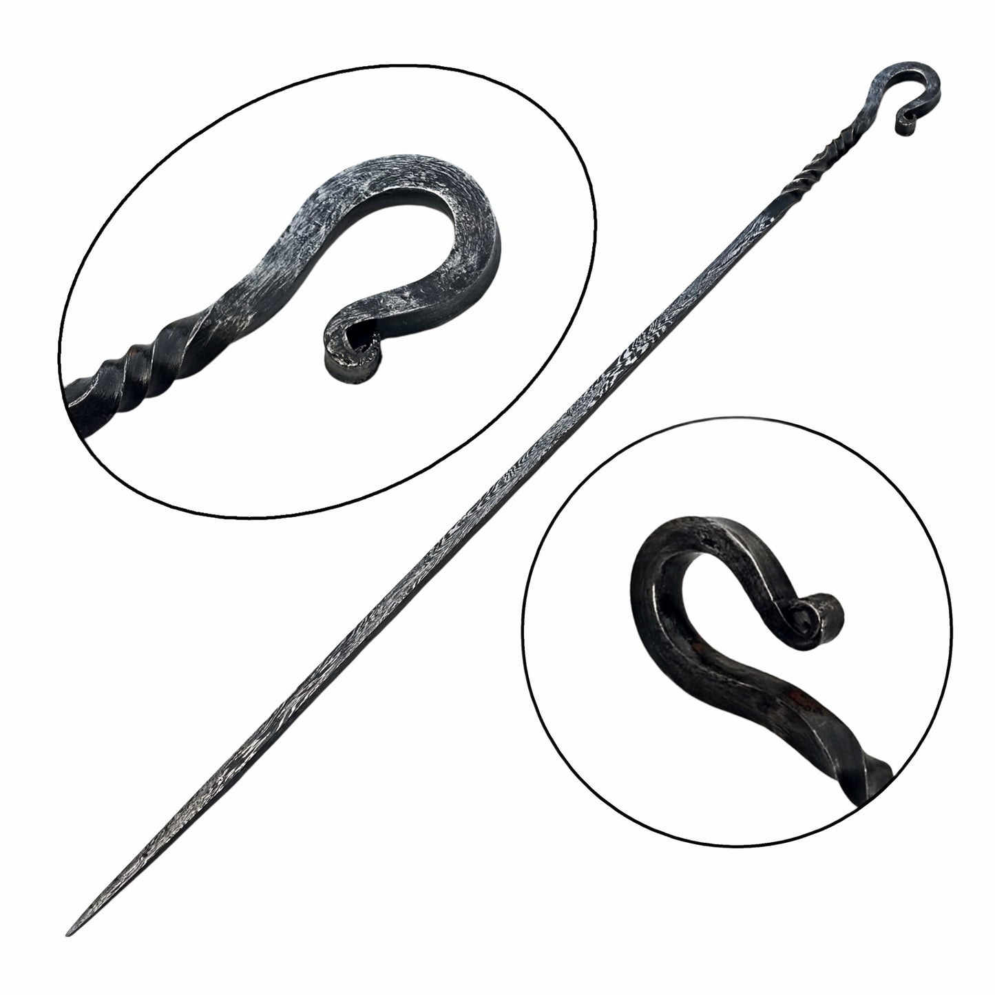 Damascus steel kebab skewer set the ultimate kebab by Ruddock Bros