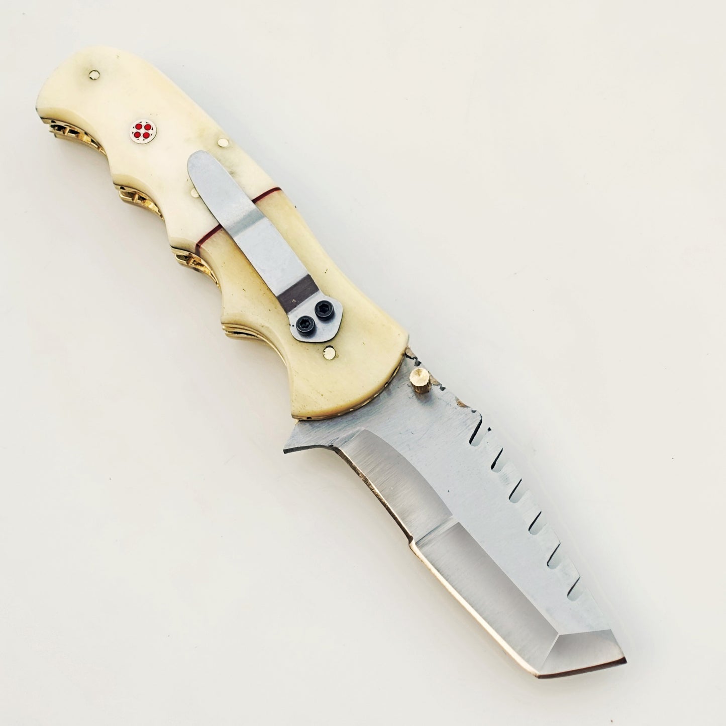 Ruddock Bros - The Great White Utility Folding Knife - Stainless Steel