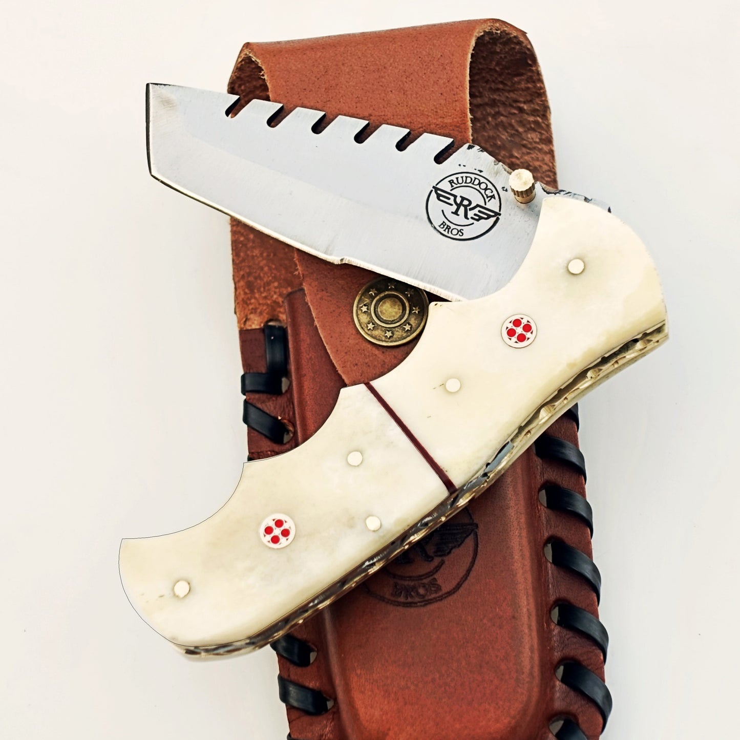 Ruddock Bros - The Great White Utility Folding Knife - Stainless Steel