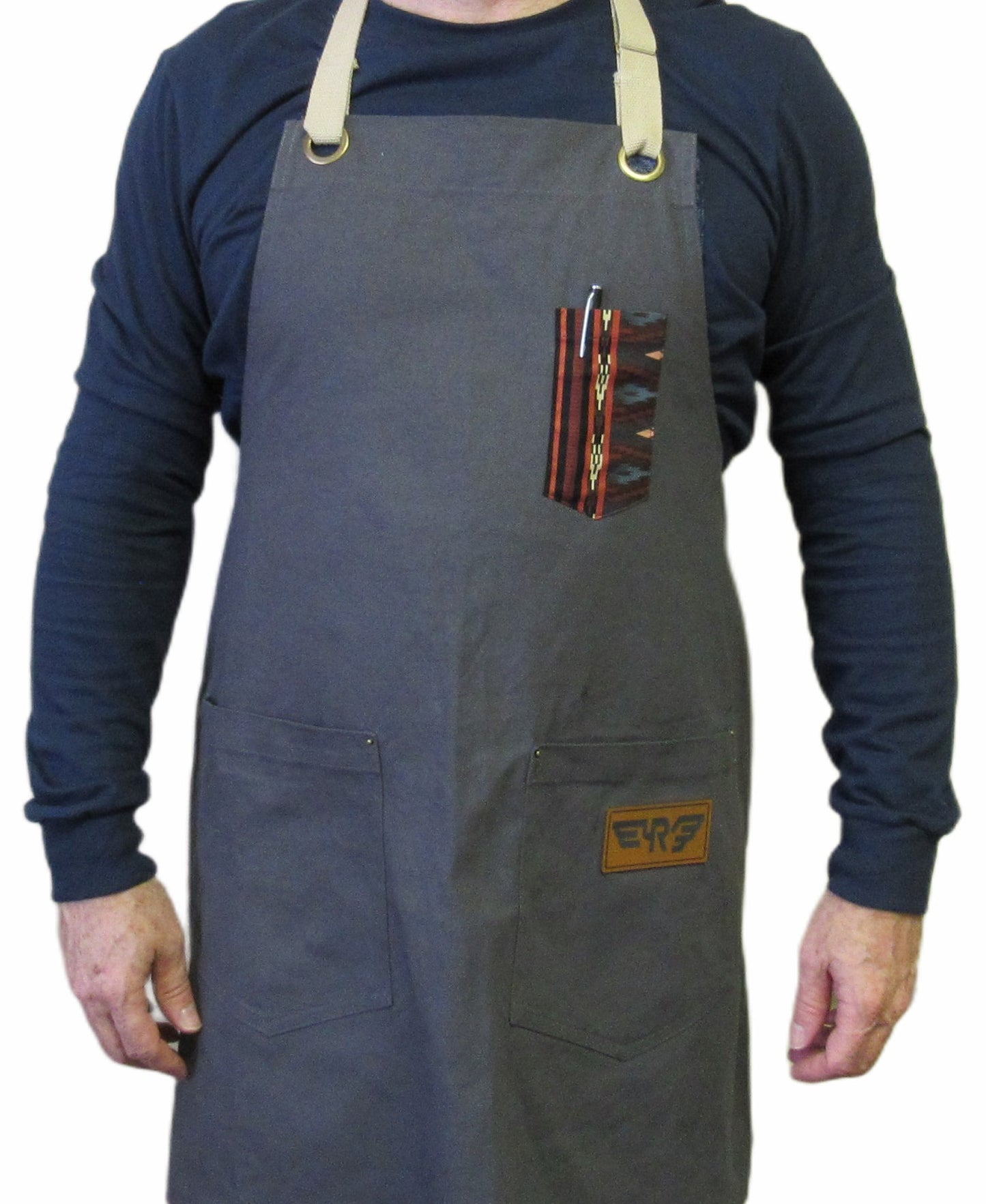 Grill Master gray apron by Ruddock Bros El Paso Texas Ruddock Shirts