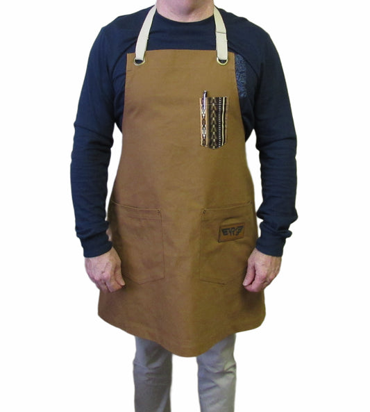 Grill Master tan apron by Ruddock Bros El Paso Texas Ruddock Shirts