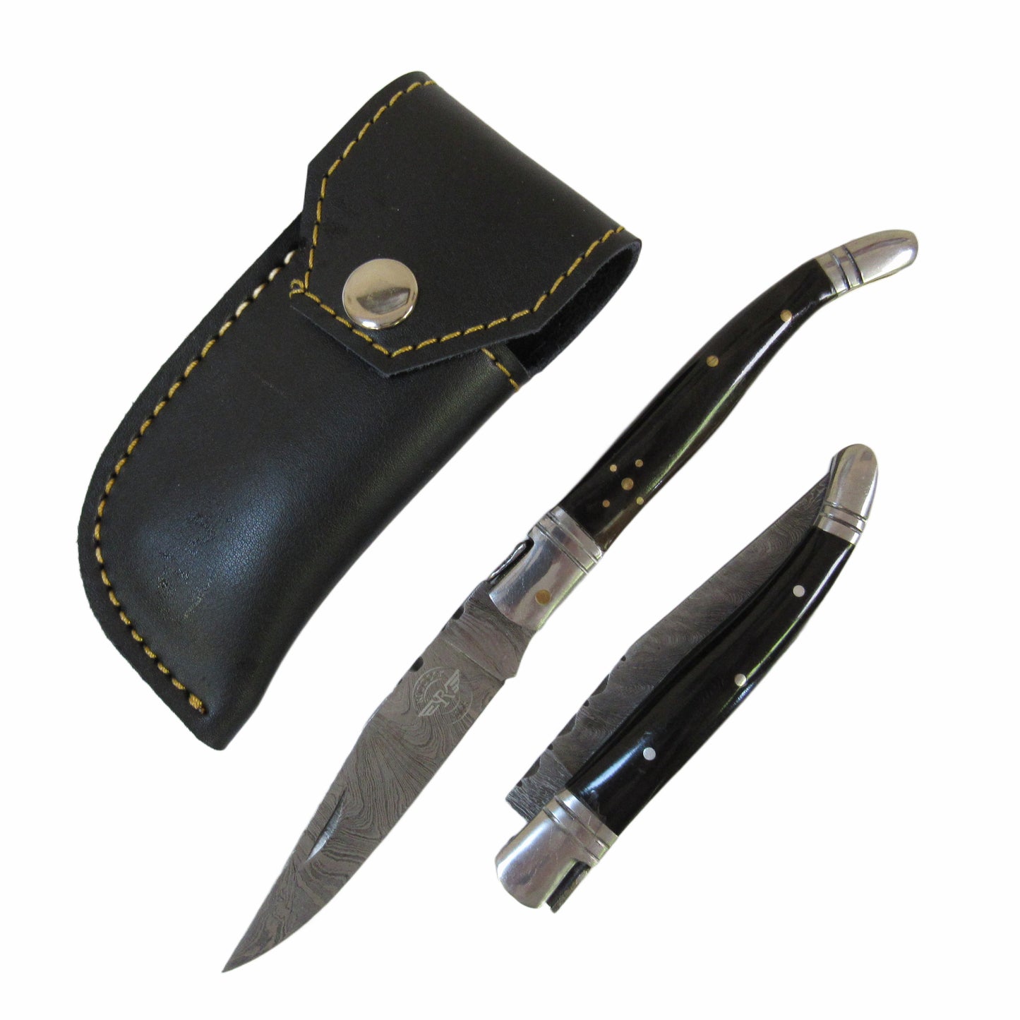 Ruddock Bros - The Monsignor Folding Knife - Damascus Steel