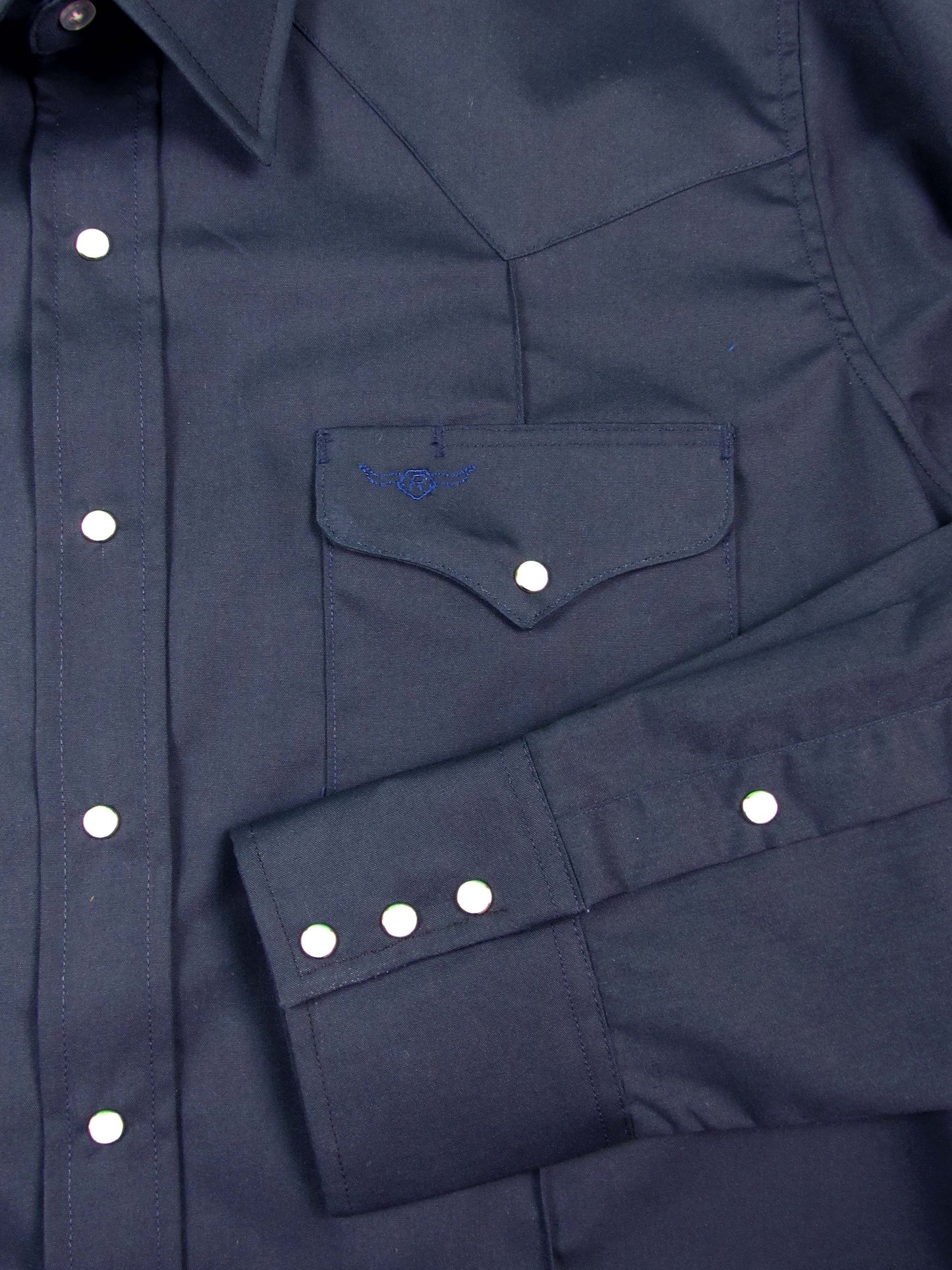 Made in USA Ruddock Shirts Big and Tall Ruddock Shirts Big and Tall Flying R Ranchwear Navy Blue Rancher Crease Shirt Made in USA Ruddock Shirts Big and Tall Flying R Ranchwear
