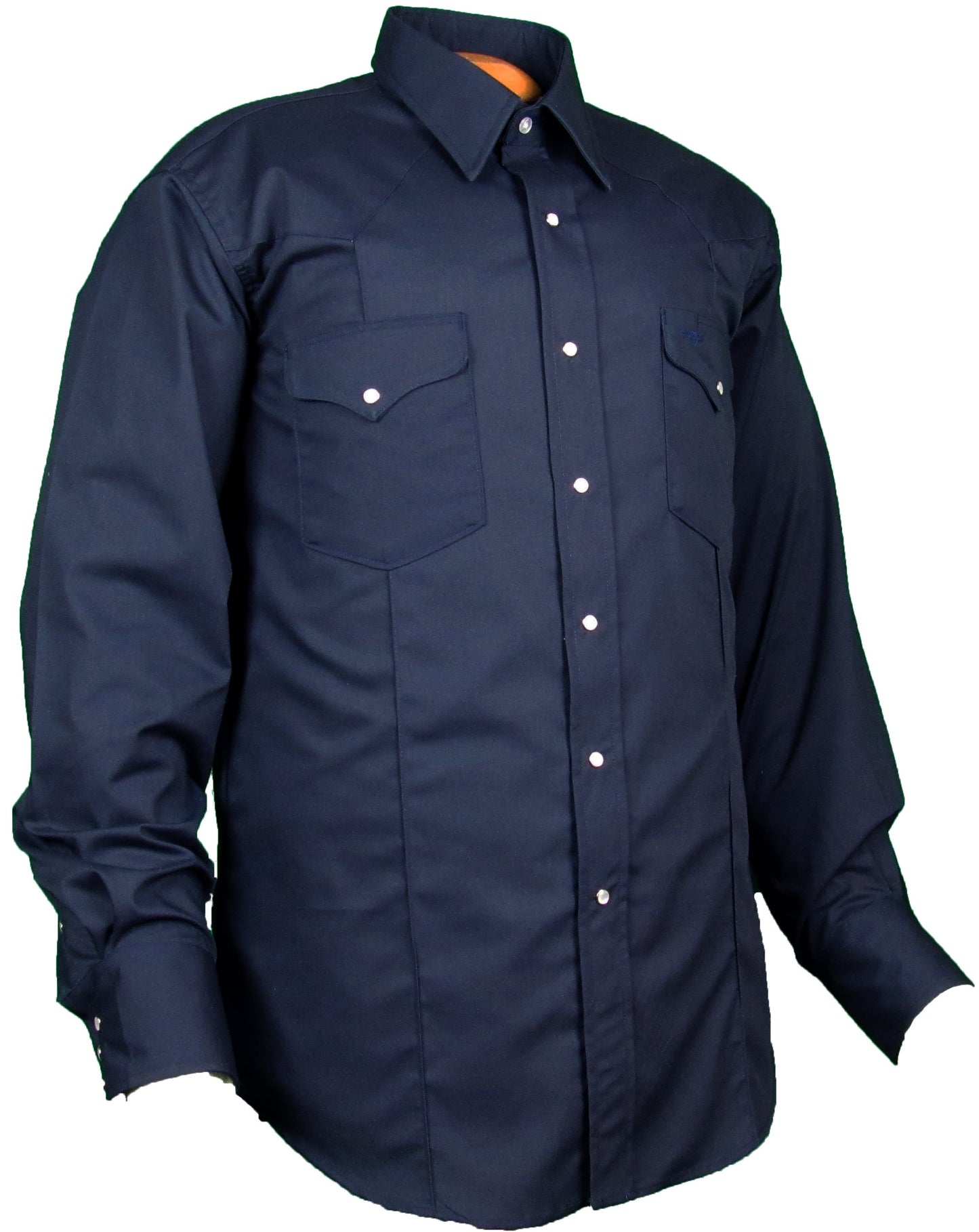 Made in USA Ruddock Shirts Big and Tall Ruddock Shirts Big and Tall Flying R Ranchwear Navy Blue Rancher Crease Shirt Made in USA Ruddock Shirts Big and Tall Flying R Ranchwear