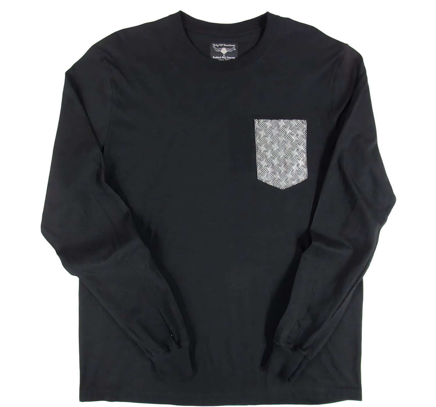 Long Sleeve T-Shirt plain front and with pocket