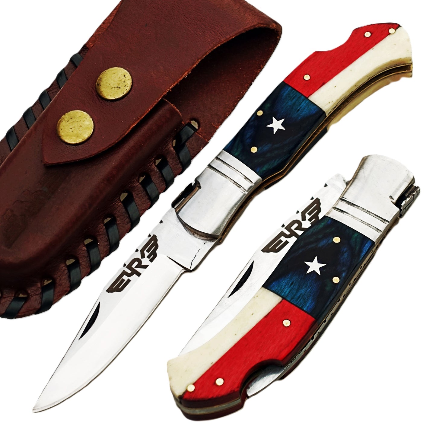 Ruddock Bros - The Lone Star Folding Knife - Stainless Steel