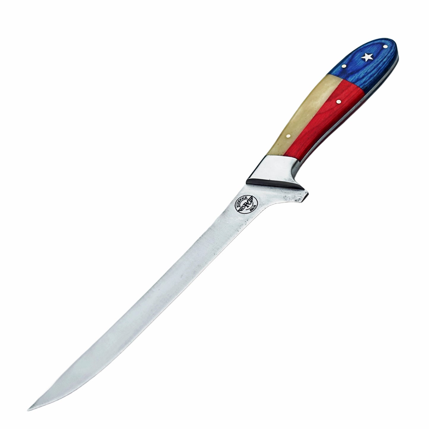 Ruddock Bros - Lone Star Fillet Knife - 7" Blade - Stainless Steel