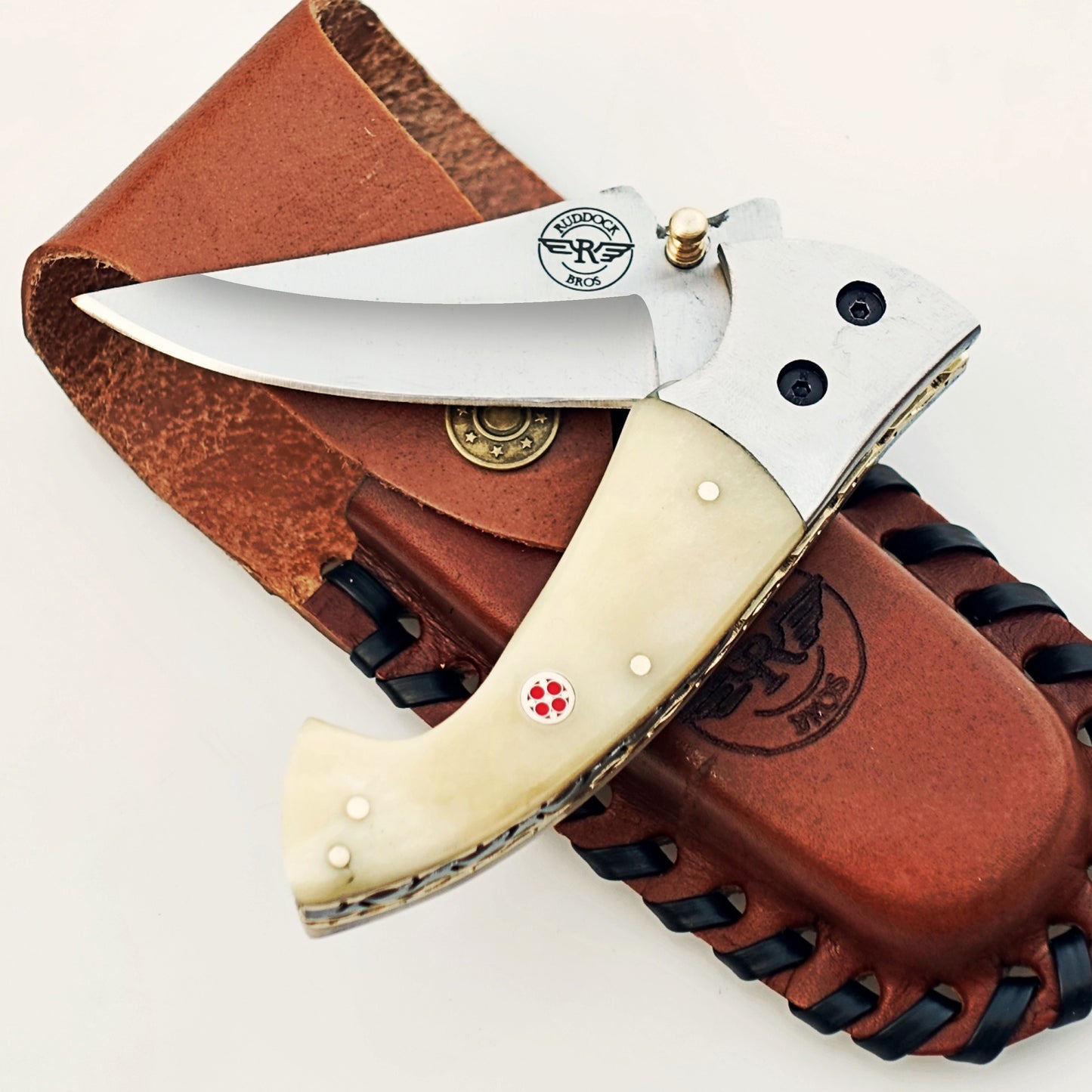 Ruddock Bros - The Great White Tiburon Folding Knife - Stainless Steel