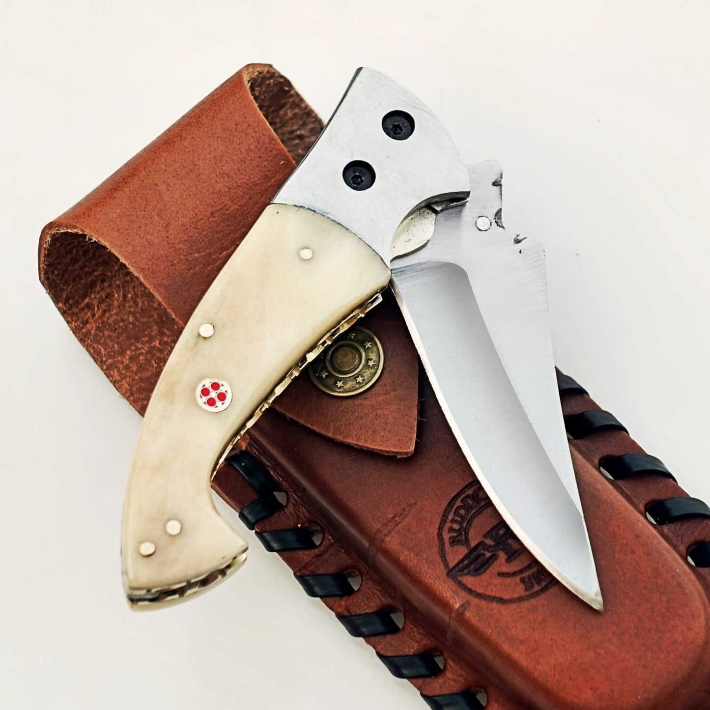 Ruddock Bros - The Great White Tiburon Folding Knife - Stainless Steel