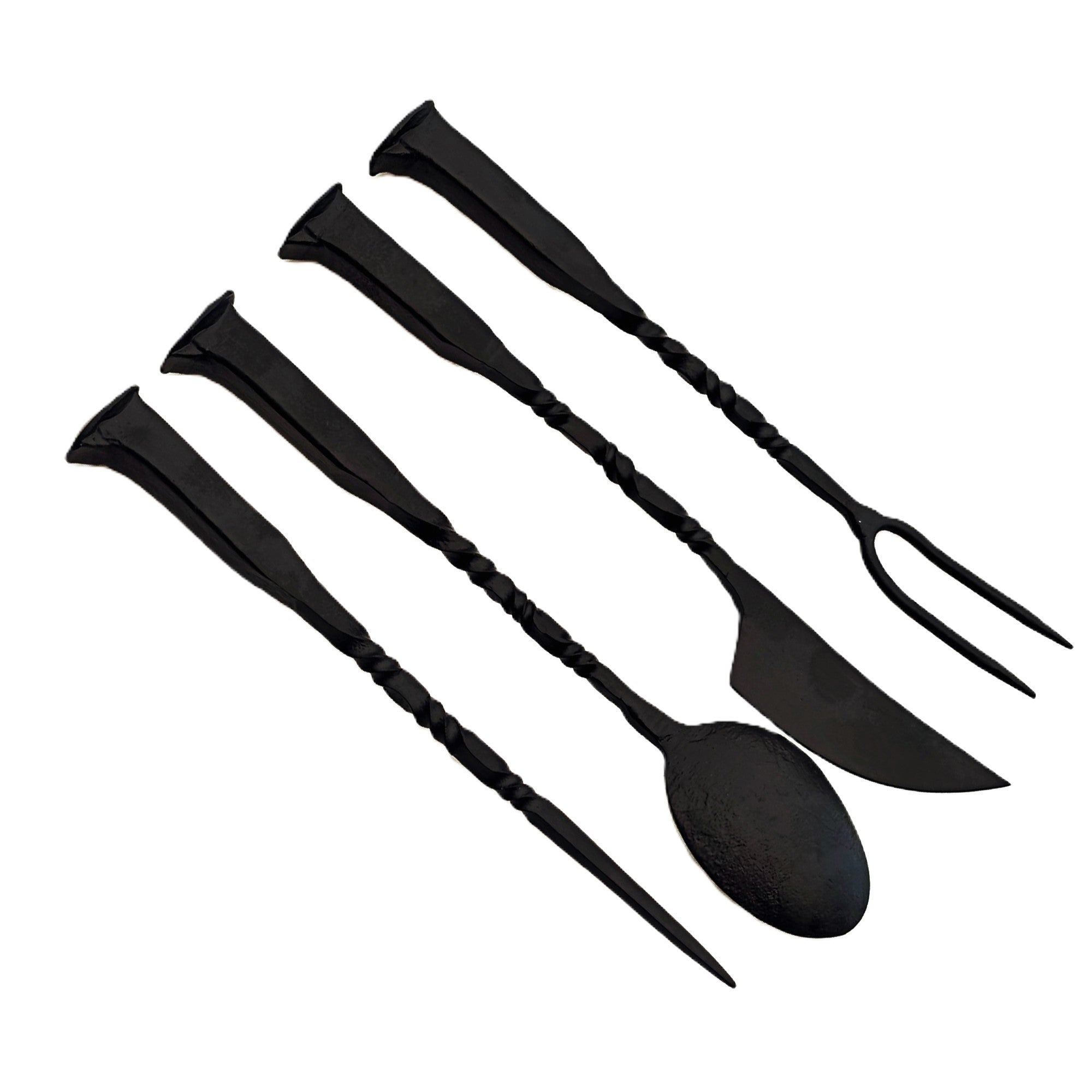 Ruddock Bros - The Pinnacle Rustic Charcuterie Set - Carbon Black - 4 ...