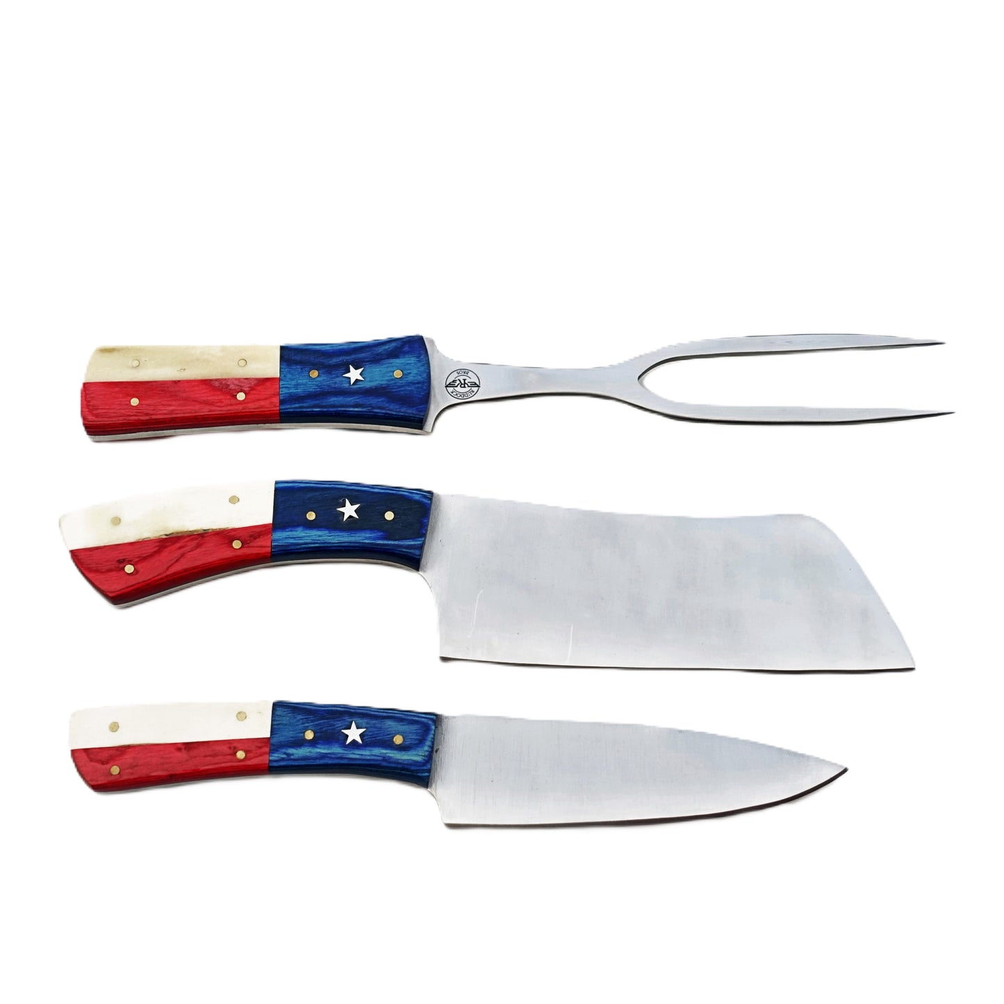 Ruddock Bros - Lone Star Carving Set - Stainless Steel - 12"