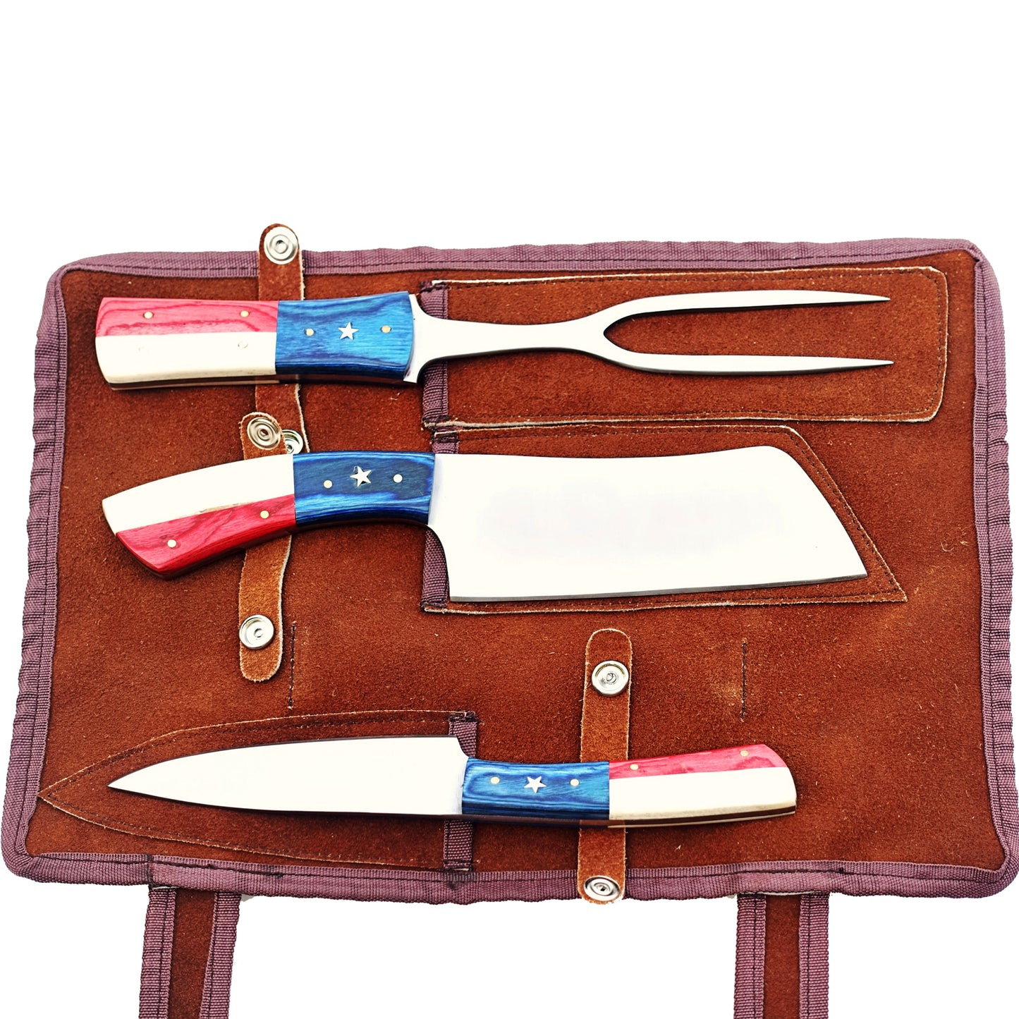 Ruddock Bros - Lone Star Carving Set - Stainless Steel - 12"