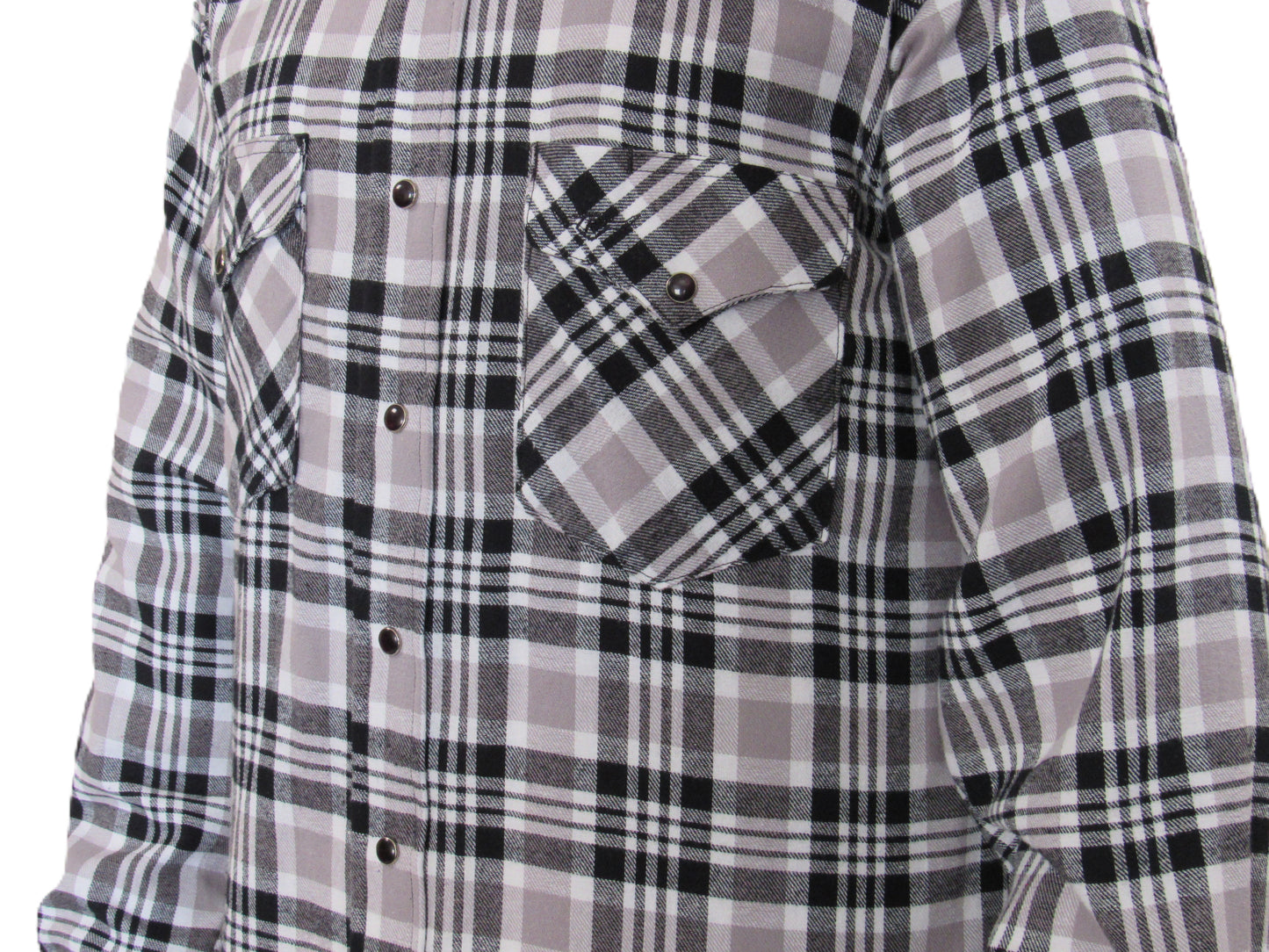 Flying R Ranchwear - Desert Canyon Plaid Flannel - Cloud Gray