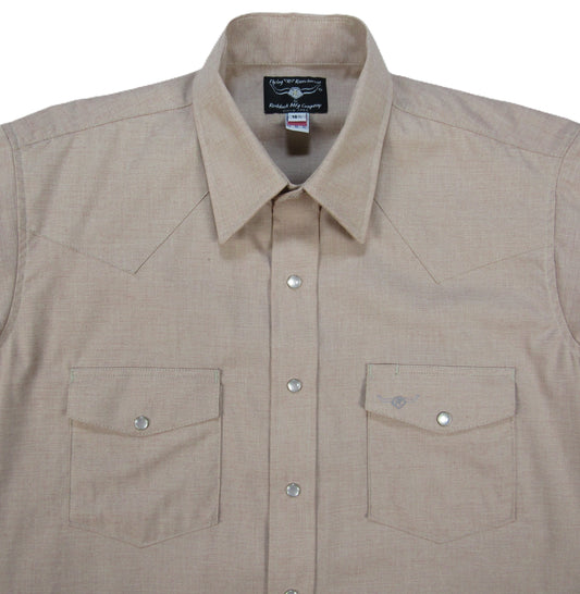Flying R Ranchwear - Western Classic Solids - Dusty Coral End on End - Short Sleeve