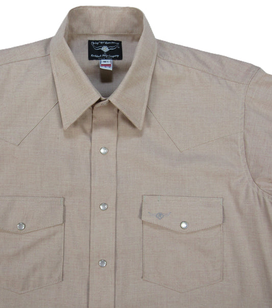Flying R Ranchwear - Western Classic Solids - Dusty Coral End on End - Short Sleeve