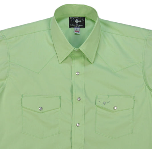 Flying R Ranchwear - Brisa Solids - Lucky Green - Short Sleeve
