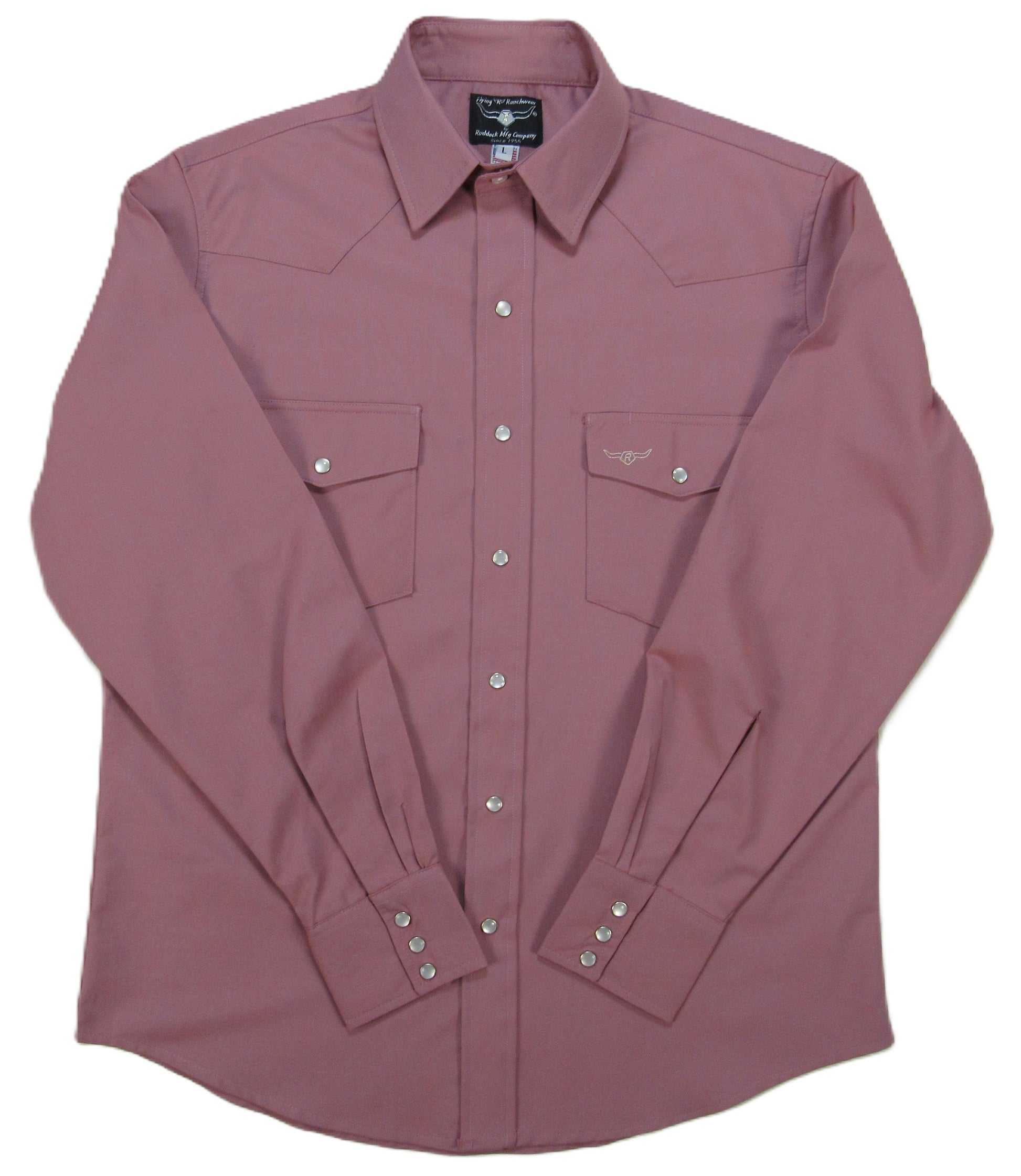 Clearance - Primo Solids - Dusty Mauve - Long Sleeve - NEW FIT - M Clearance - Primo Solids - Dusty Mauve - Long Sleeve - NEW FIT - M