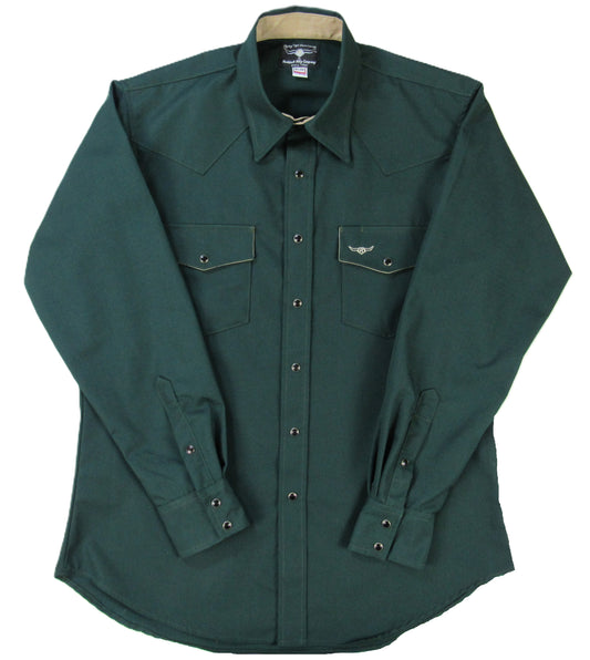Flying R Ranchwear - Amarillo Ripstop - Spruce Green - Long Sleeve - Snaps - Ships 10.10