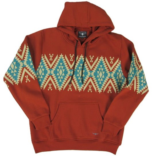 Flying R Ranchwear - Southwest Fleece Tucson Hoodie - Terra Cotta