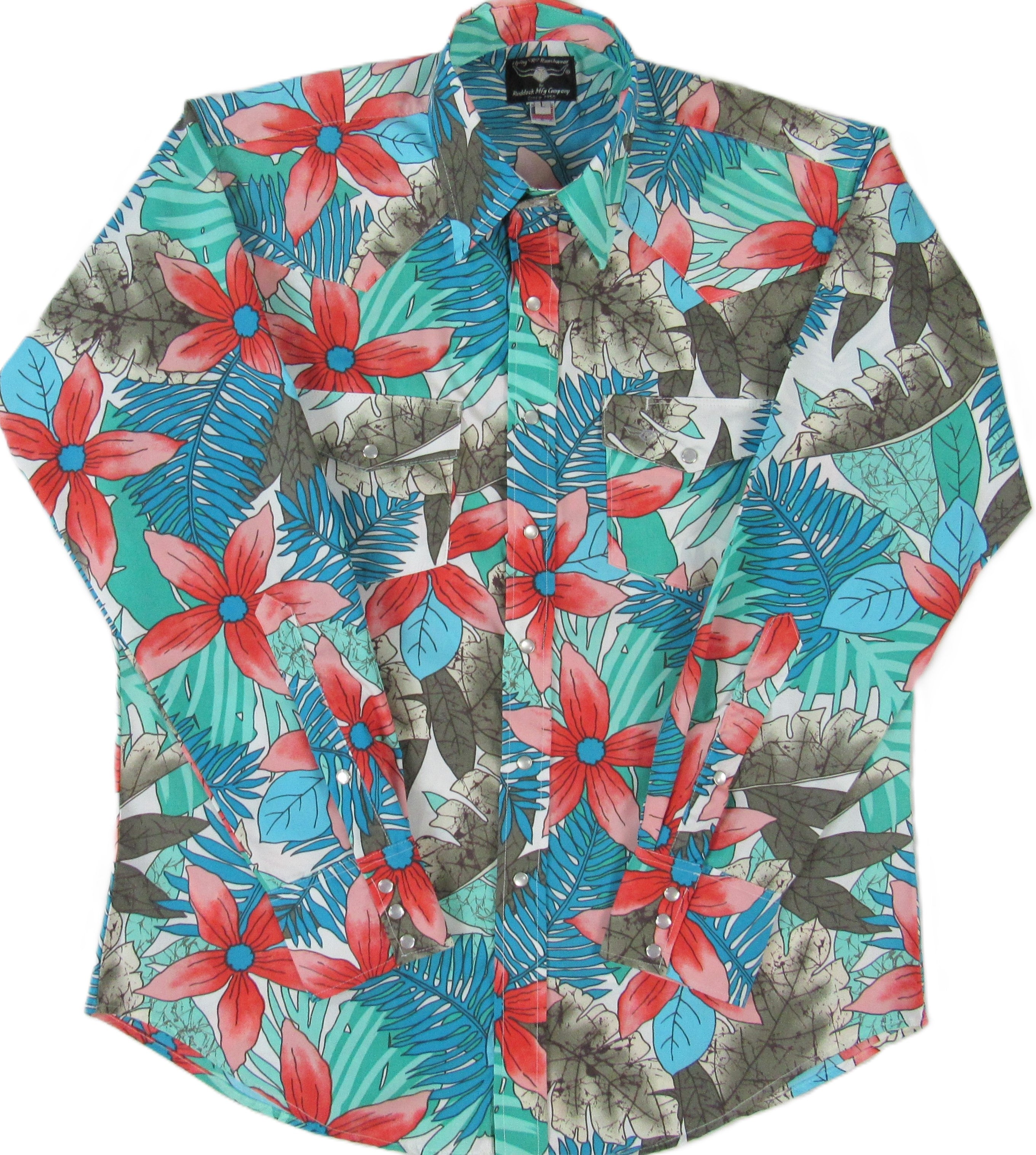 Flying R Ranchwear - Cantina Collection - Floral - Long Sleeve