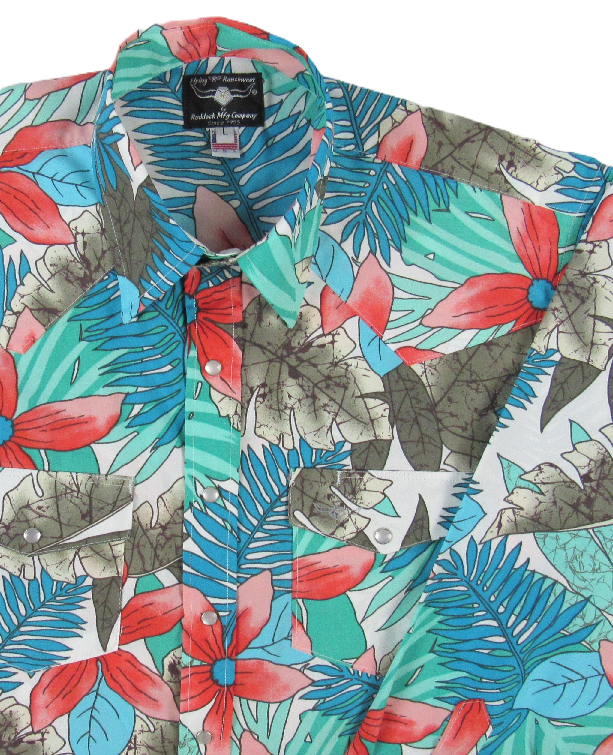 Flying R Ranchwear - Cantina Collection - Floral - Long Sleeve