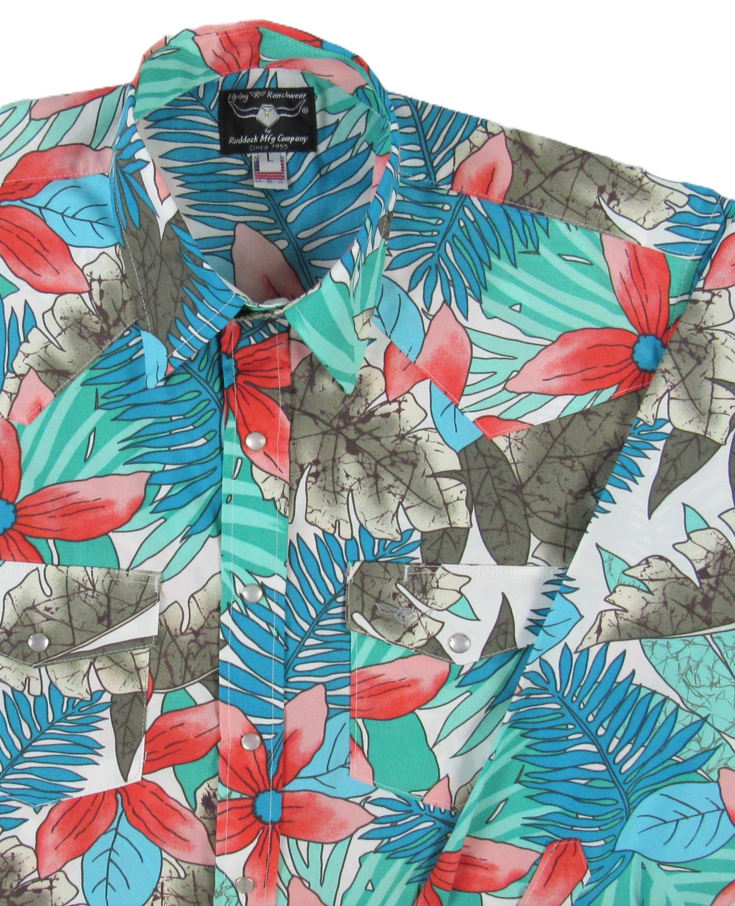 Flying R Ranchwear - Cantina Collection - Floral - Long Sleeve - Classic Fit