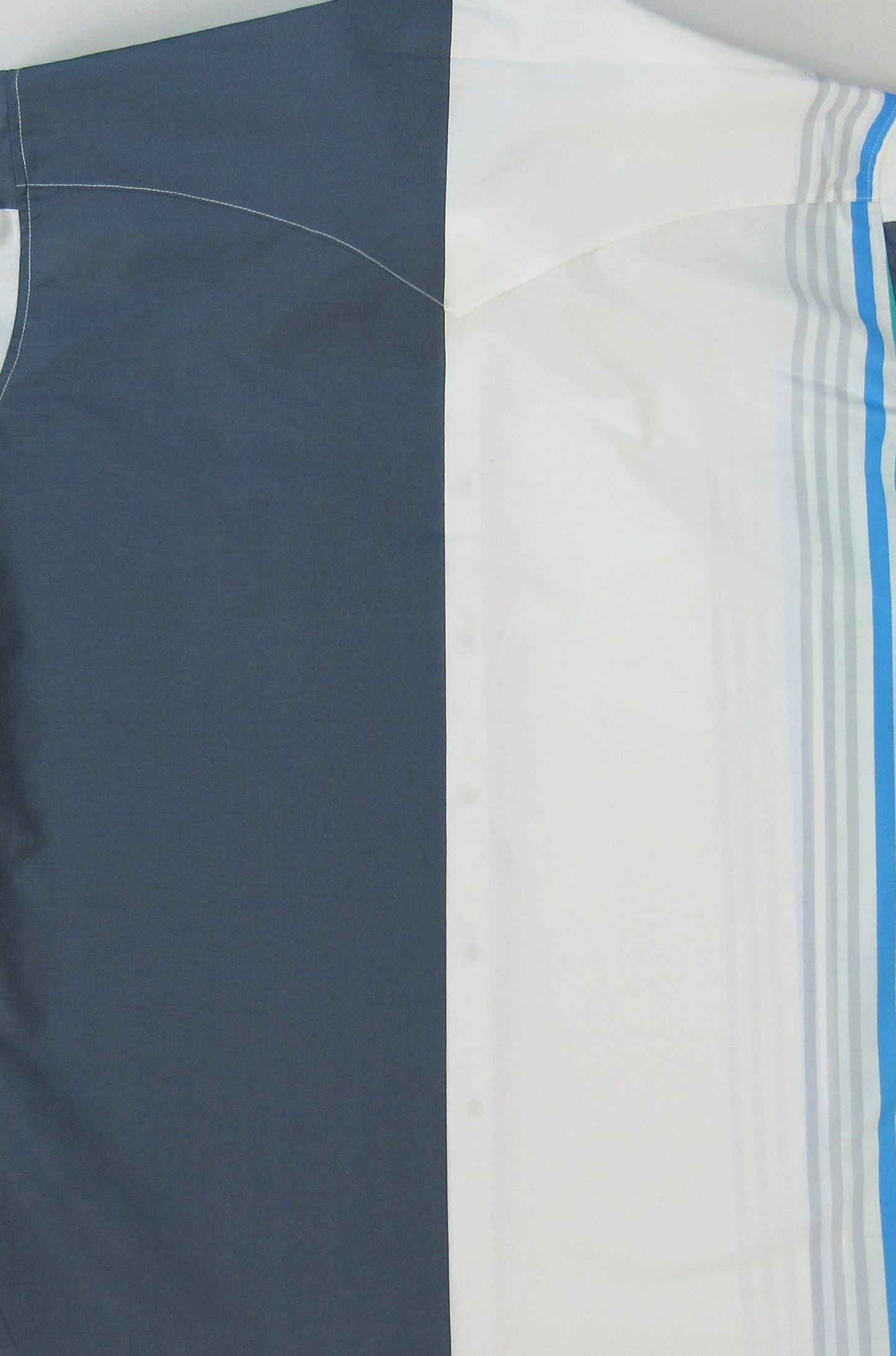 Flying R Ranchwear - Cantina Collection - Gray Retro Stripe - Long Sleeve - Classic Fit