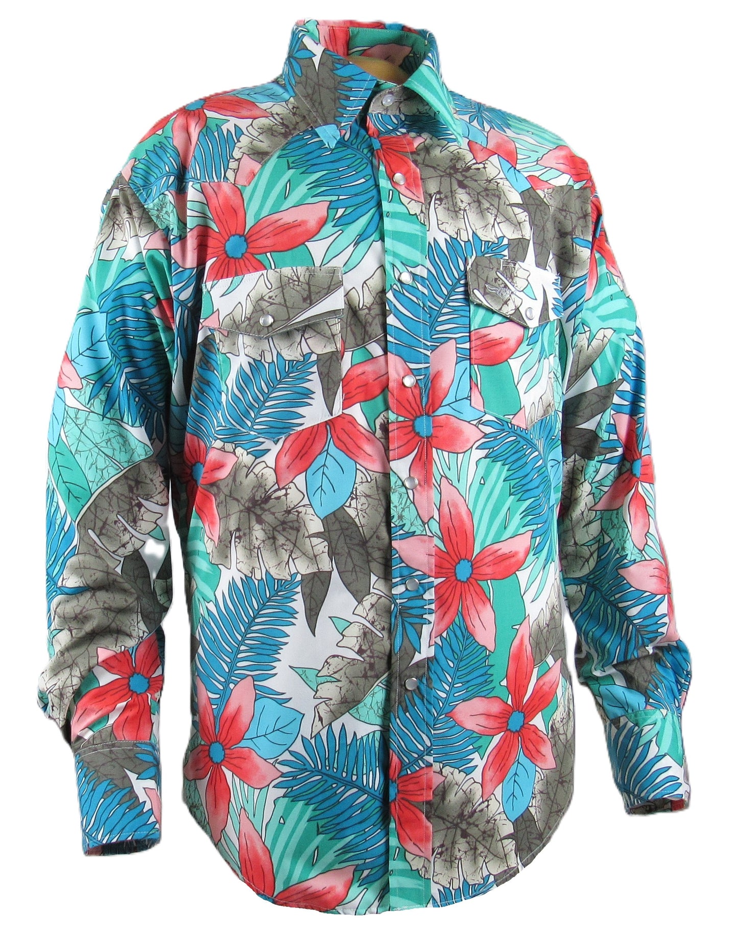Flying R Ranchwear - Cantina Collection - Floral - Long Sleeve - Classic Fit