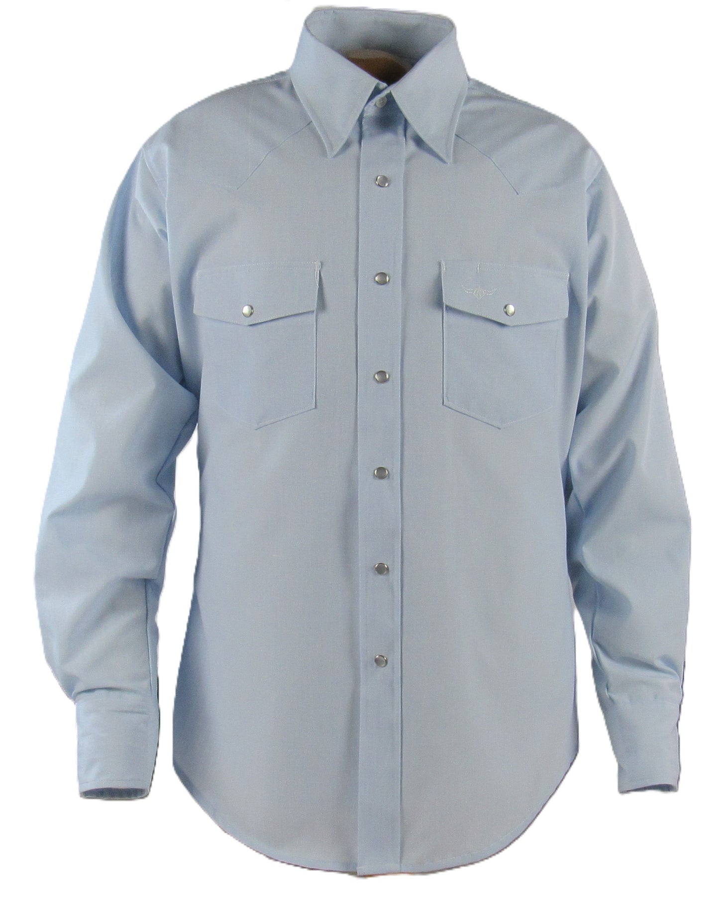 Flying R Ranchwear - Western Classic - Lt. Blue Solid - Long Sleeve - Classic Fit