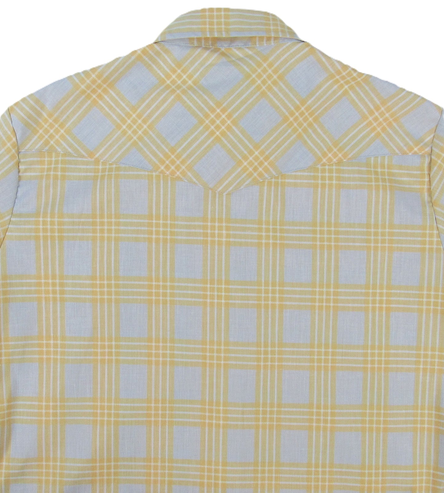 Flying R Ranchwear - Feather Plaids - Gray & Yellow - Short Sleeve - NEW FIT