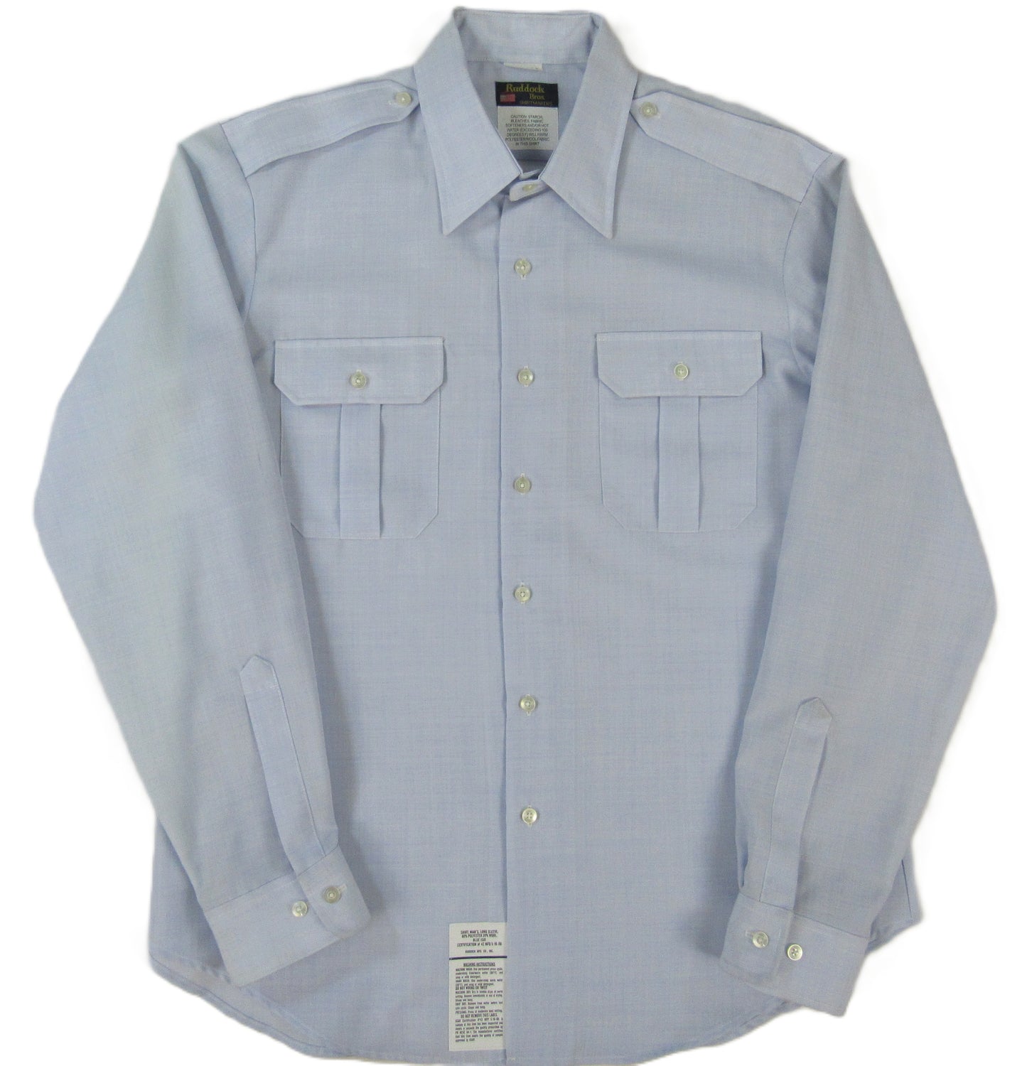 Clearance - US Air Force Shirt Lt. Blue 1581 Long Sleeve Dress Shirt Uniform P/W IRR