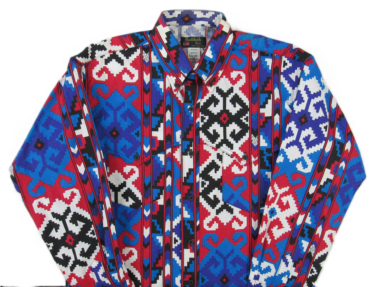 Ruddock Bros. - Retro 90's Cape Yoke Print Shirts - Pick your style - Long Sleeve
