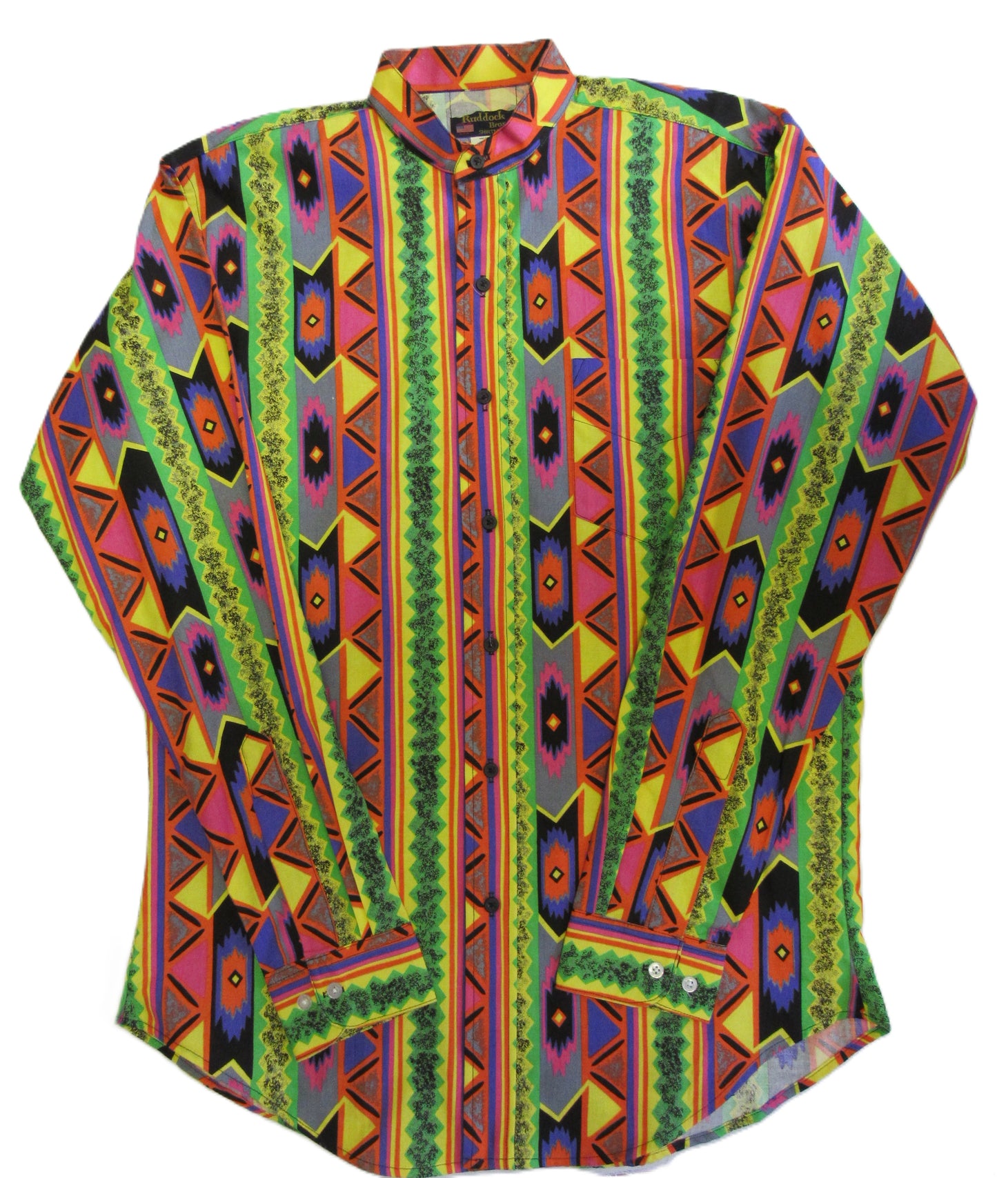 Ruddock Bros. - Vintage Print Shirts - Banded Stand up Collar - Pick your style - Long Sleeve