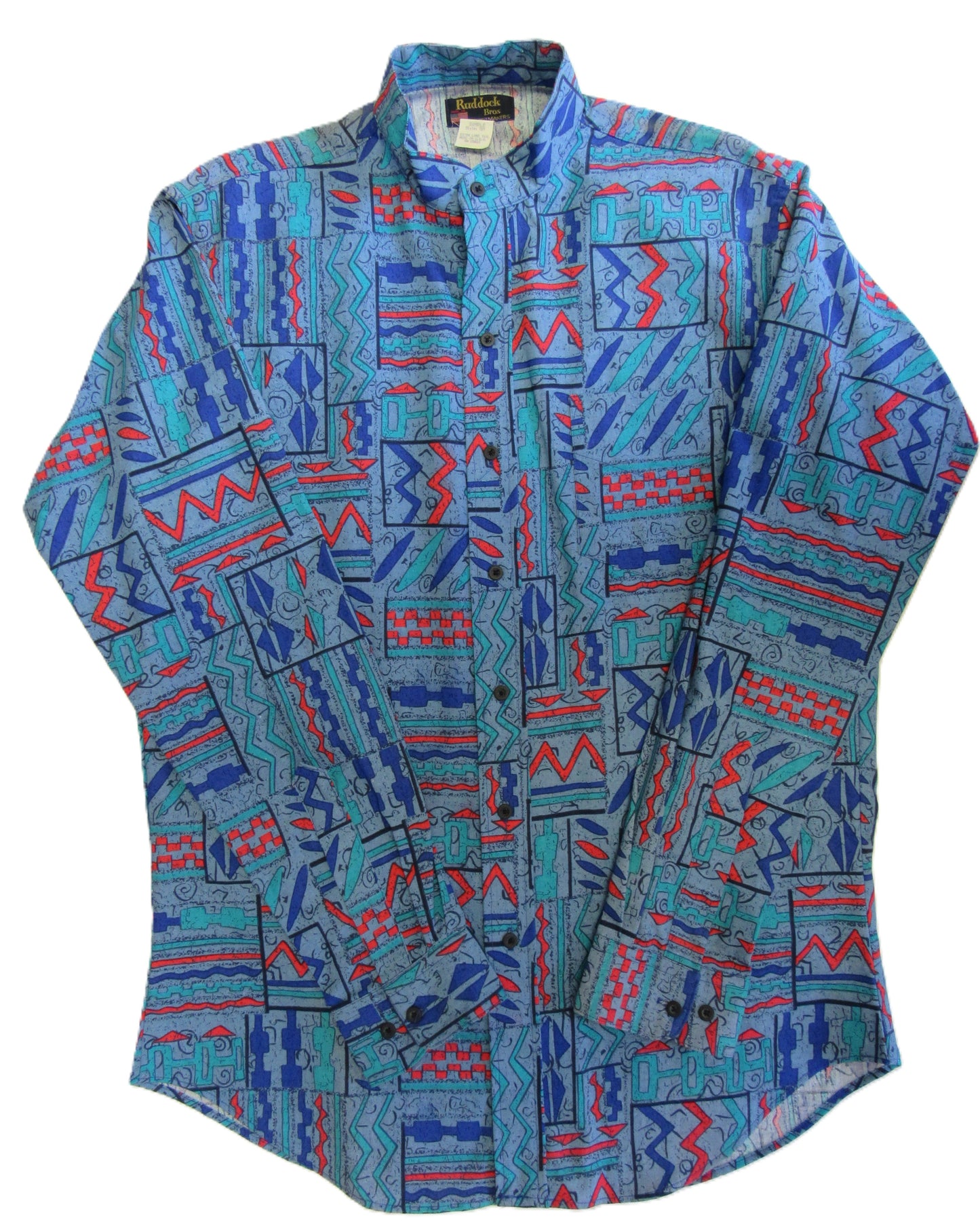 Ruddock Bros. - Vintage Print Shirts - Banded Stand up Collar - Pick your style - Long Sleeve
