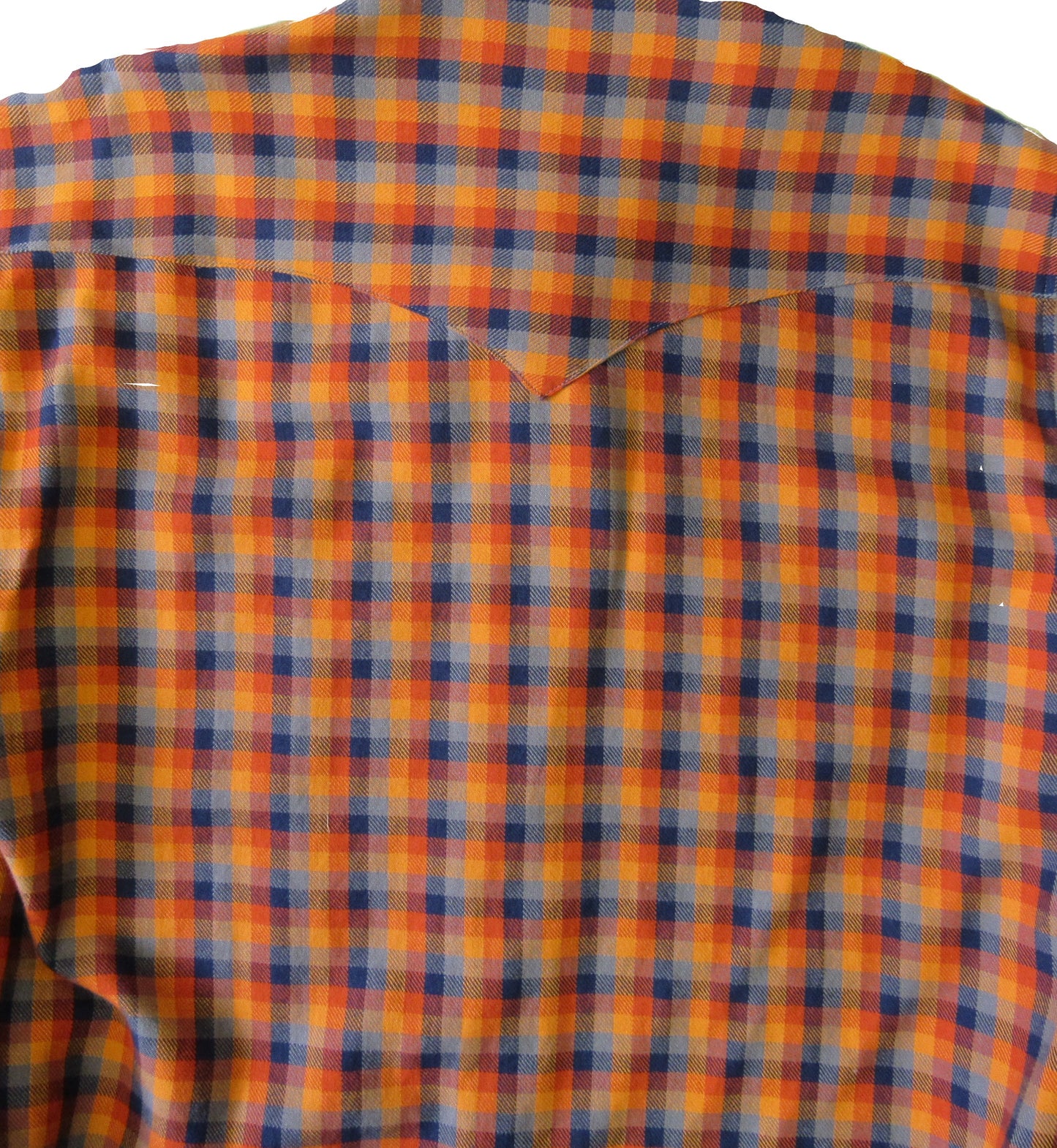 Flying R Ranchwear - Sonora Plaid - Burnt Orange - Long Sleeve - Classic Fit